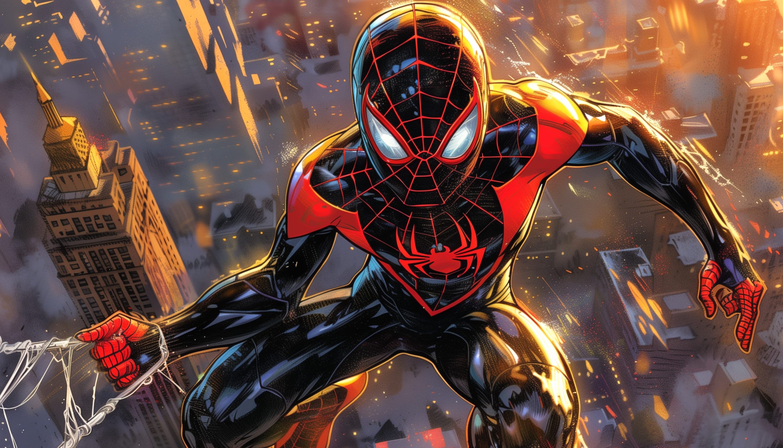 Miles Morales Spider-Man HD Comic Wallpaper wallpapers HD quality