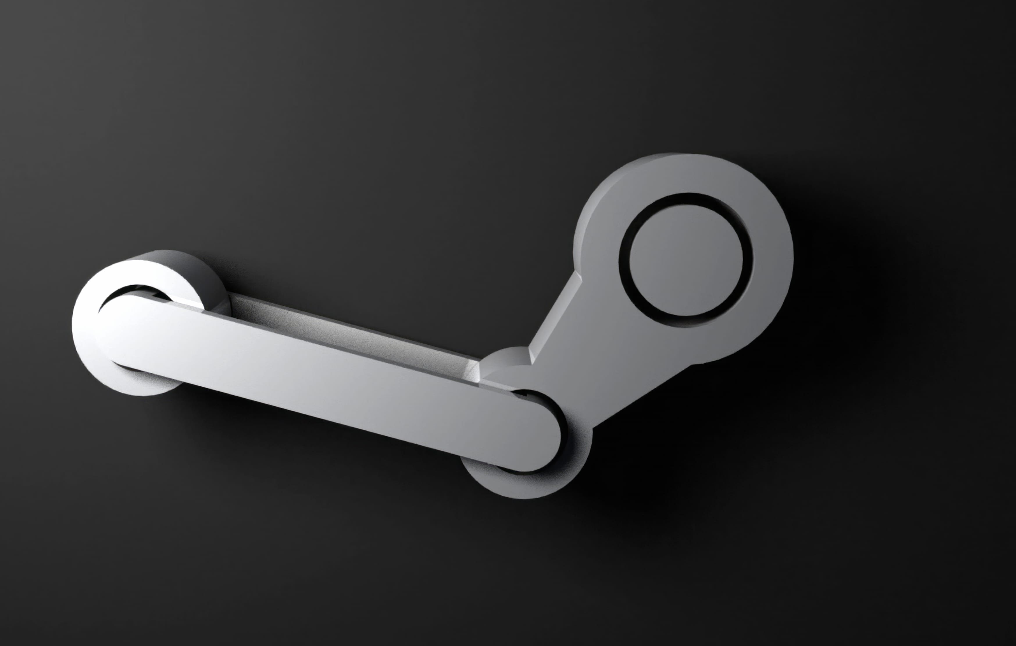 Minimalist Steam Logo Wallpaper - HD Desktop Background at 1334 x 750 iPhone 7 size wallpapers HD quality