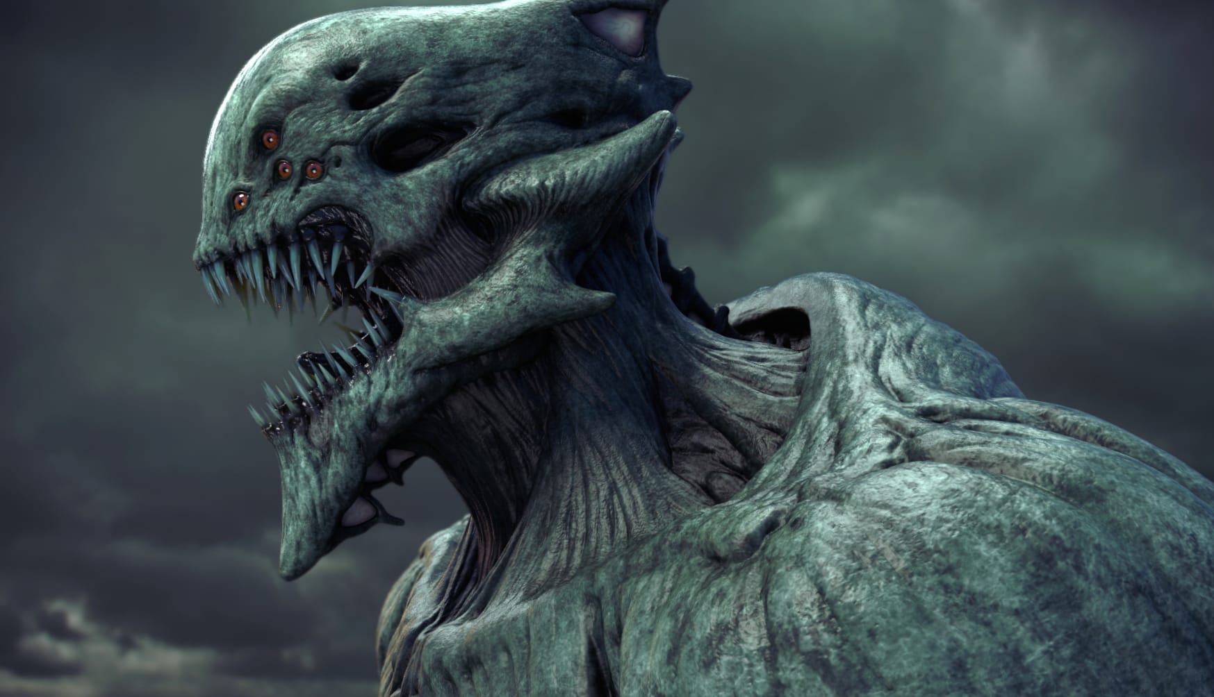 Monster Scary Demon Sci Fi Creature wallpapers HD quality