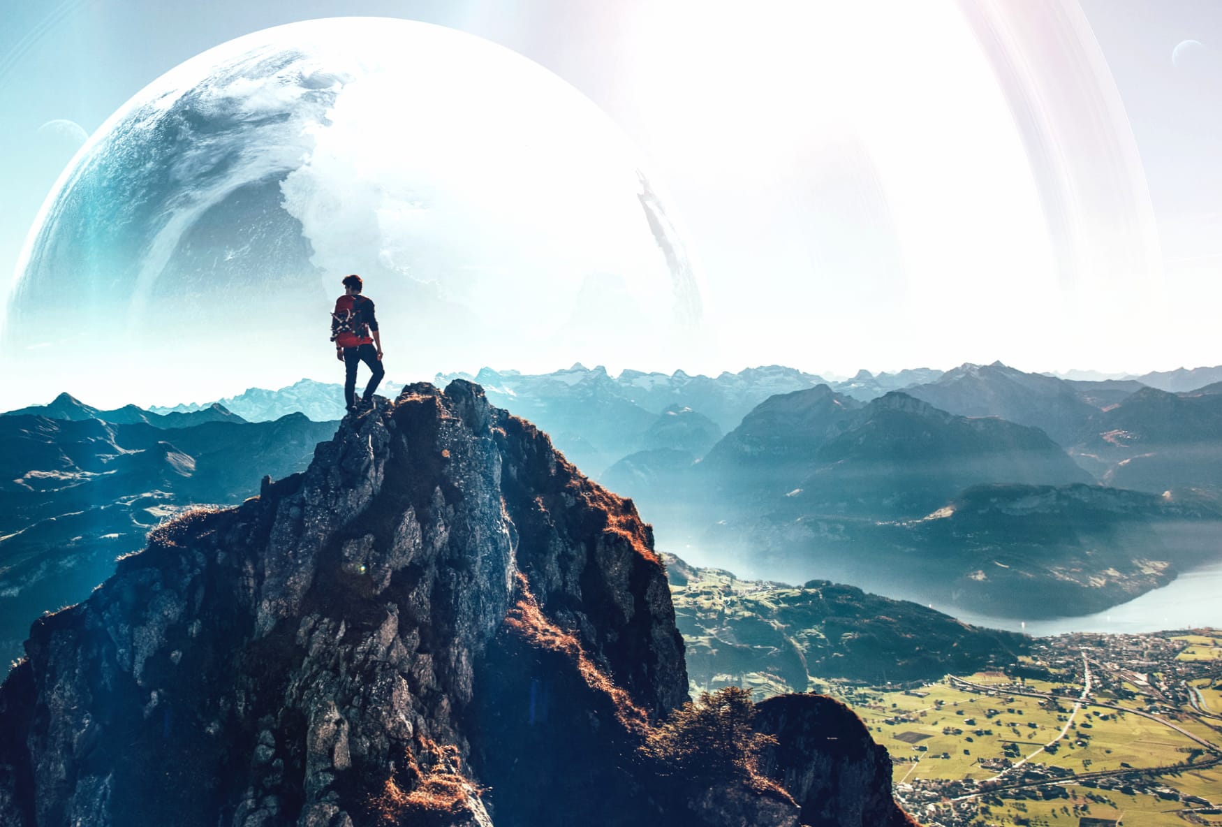 Mountain Planet Landscape Photography Manipulation wallpapers HD quality