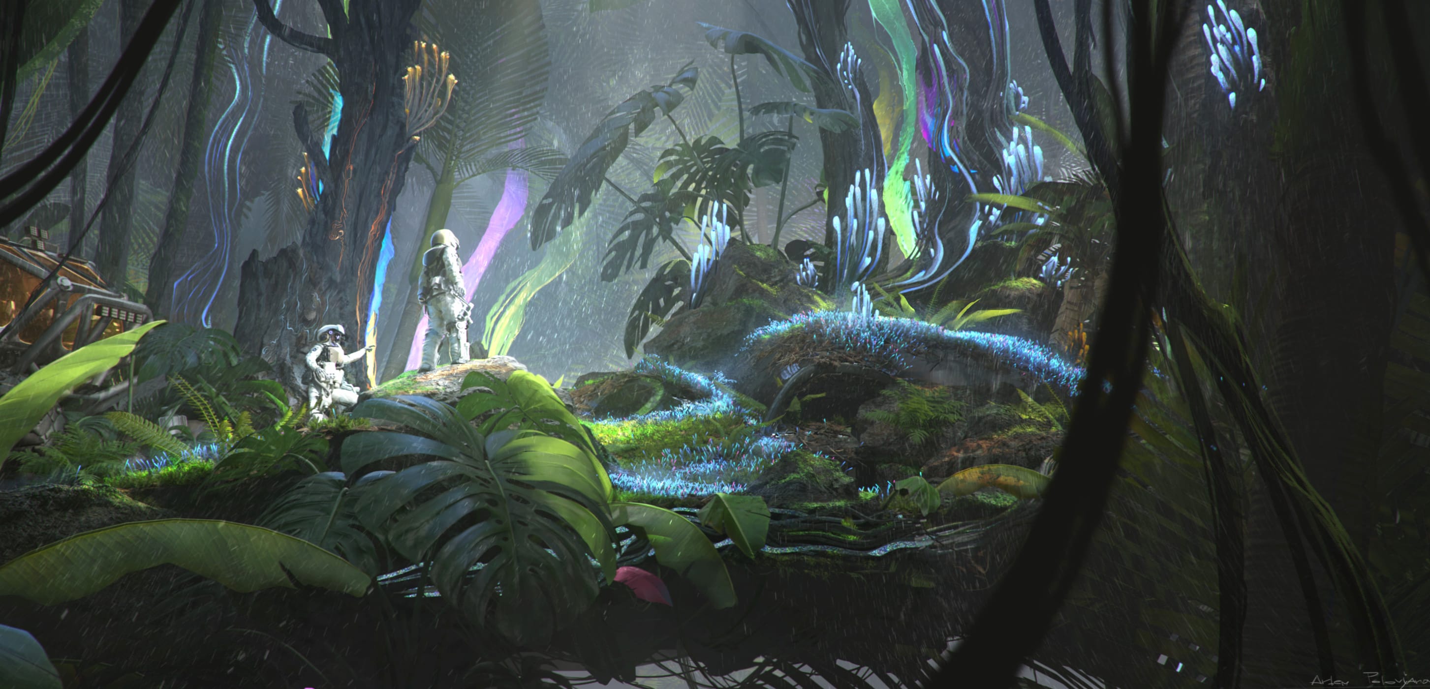 Mystic Sci-Fi Jungle wallpapers HD quality