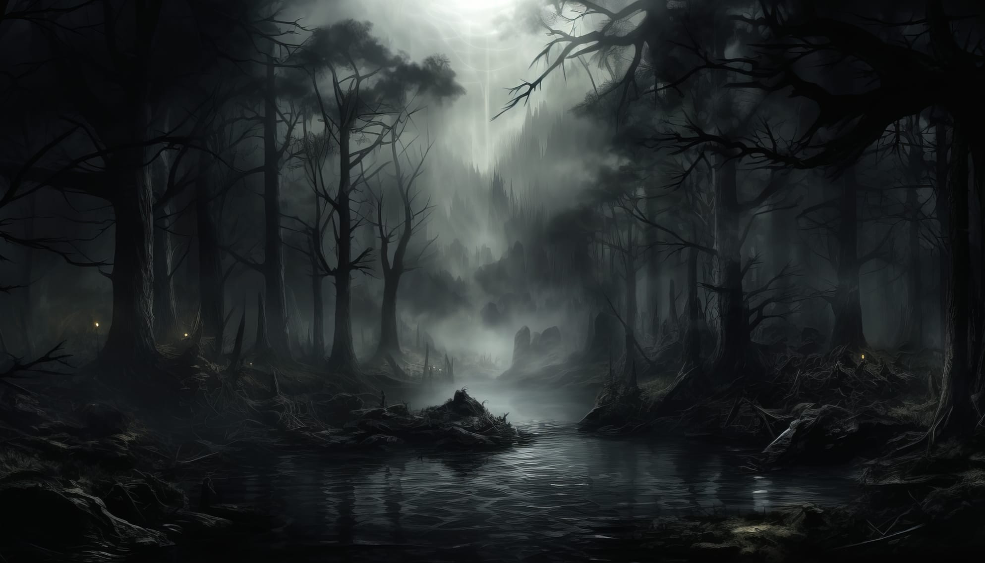 Mystical Forest River wallpapers HD quality