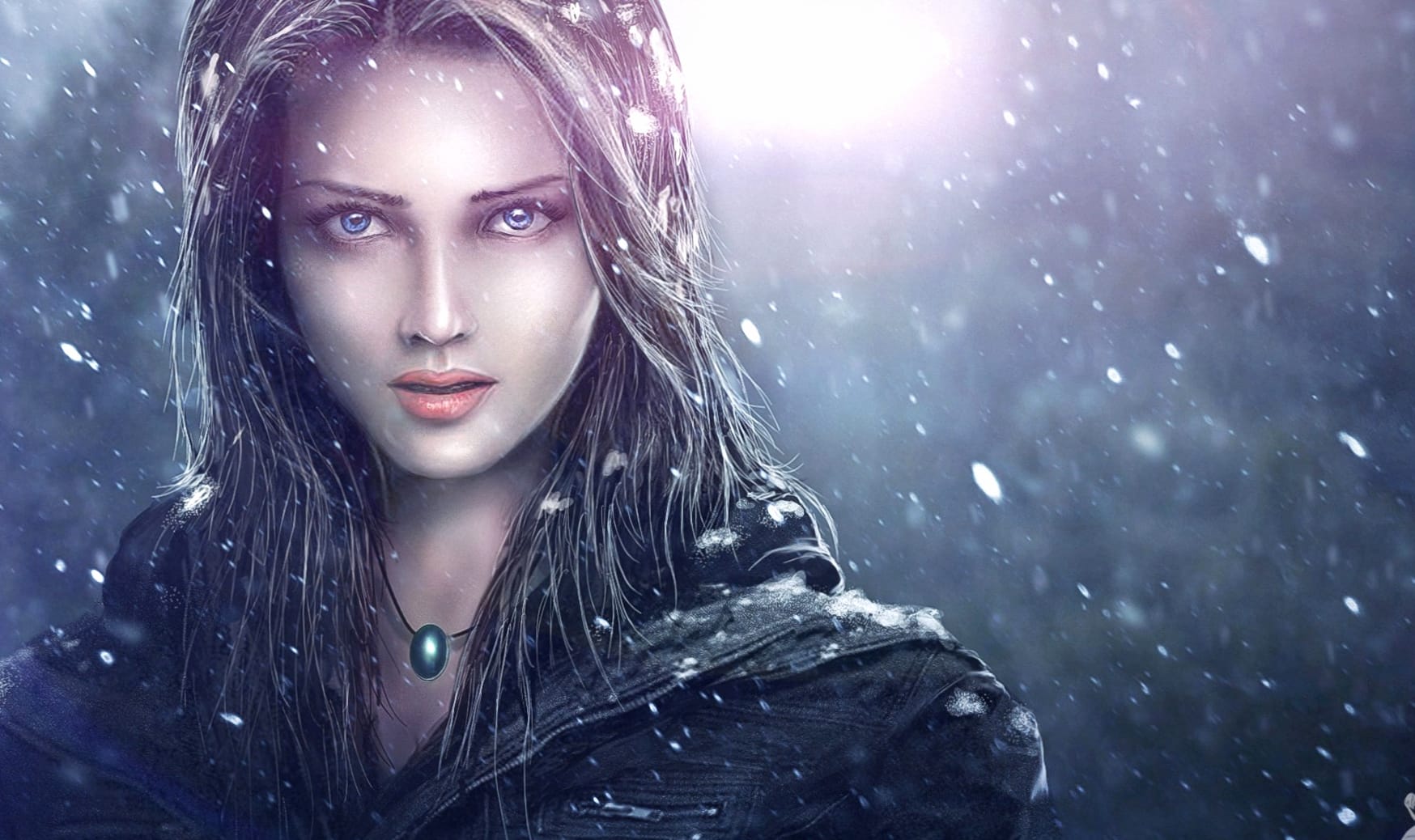 Mystical Winter Queen wallpapers HD quality