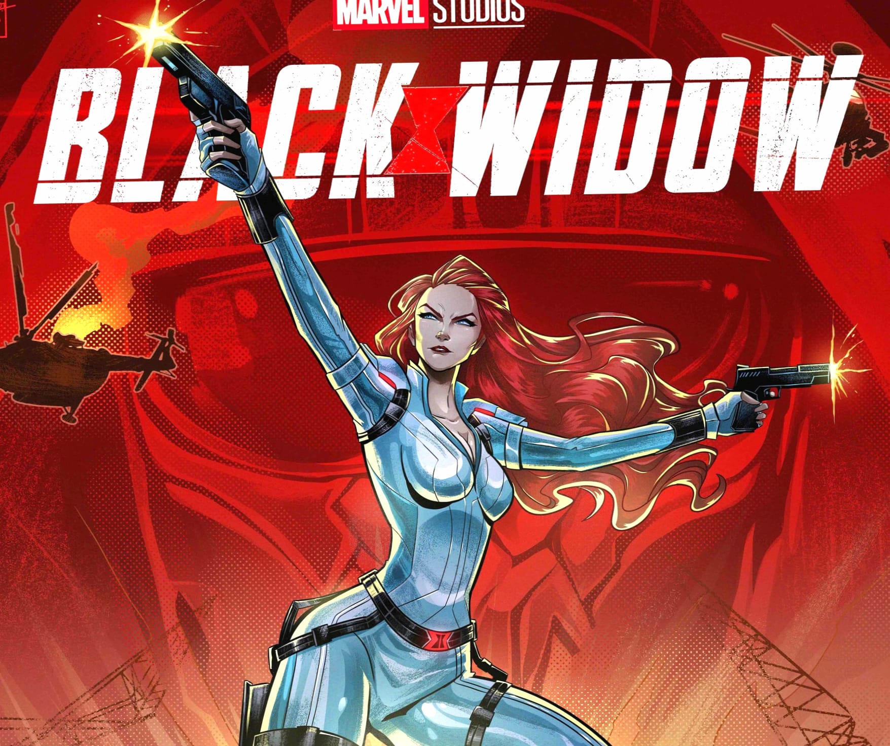 Natasha Romanoff Comic Black Widow at 2048 x 2048 iPad size wallpapers HD quality