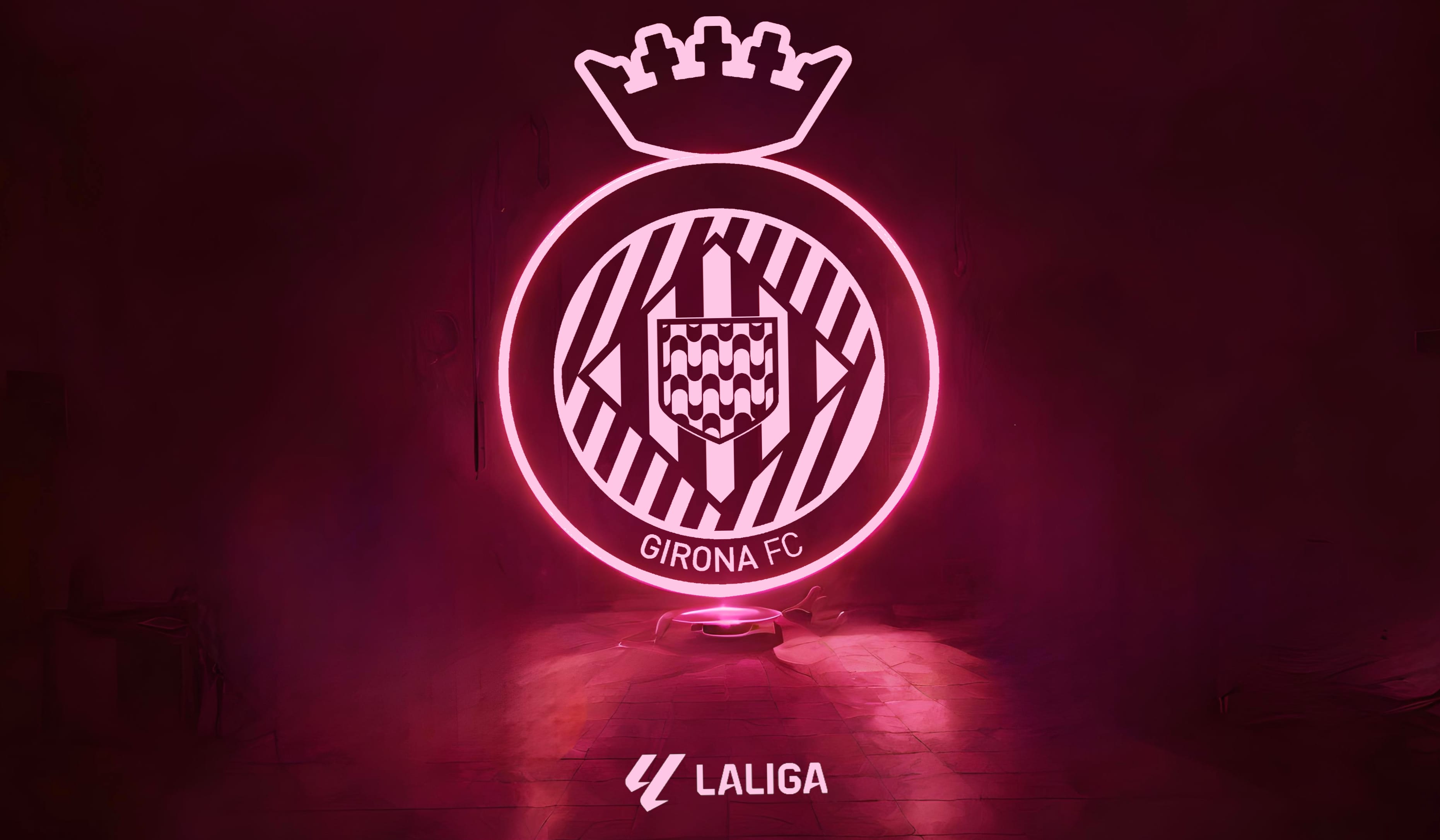 Neon Girona FC wallpapers HD quality