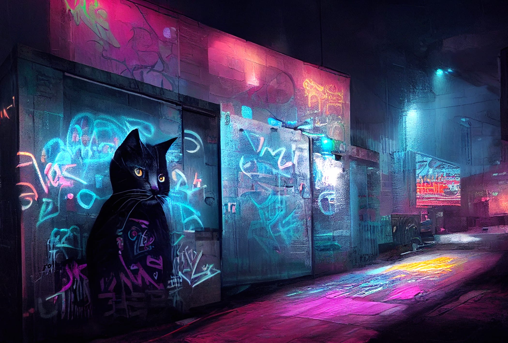 Neon graffiti wallpapers HD quality