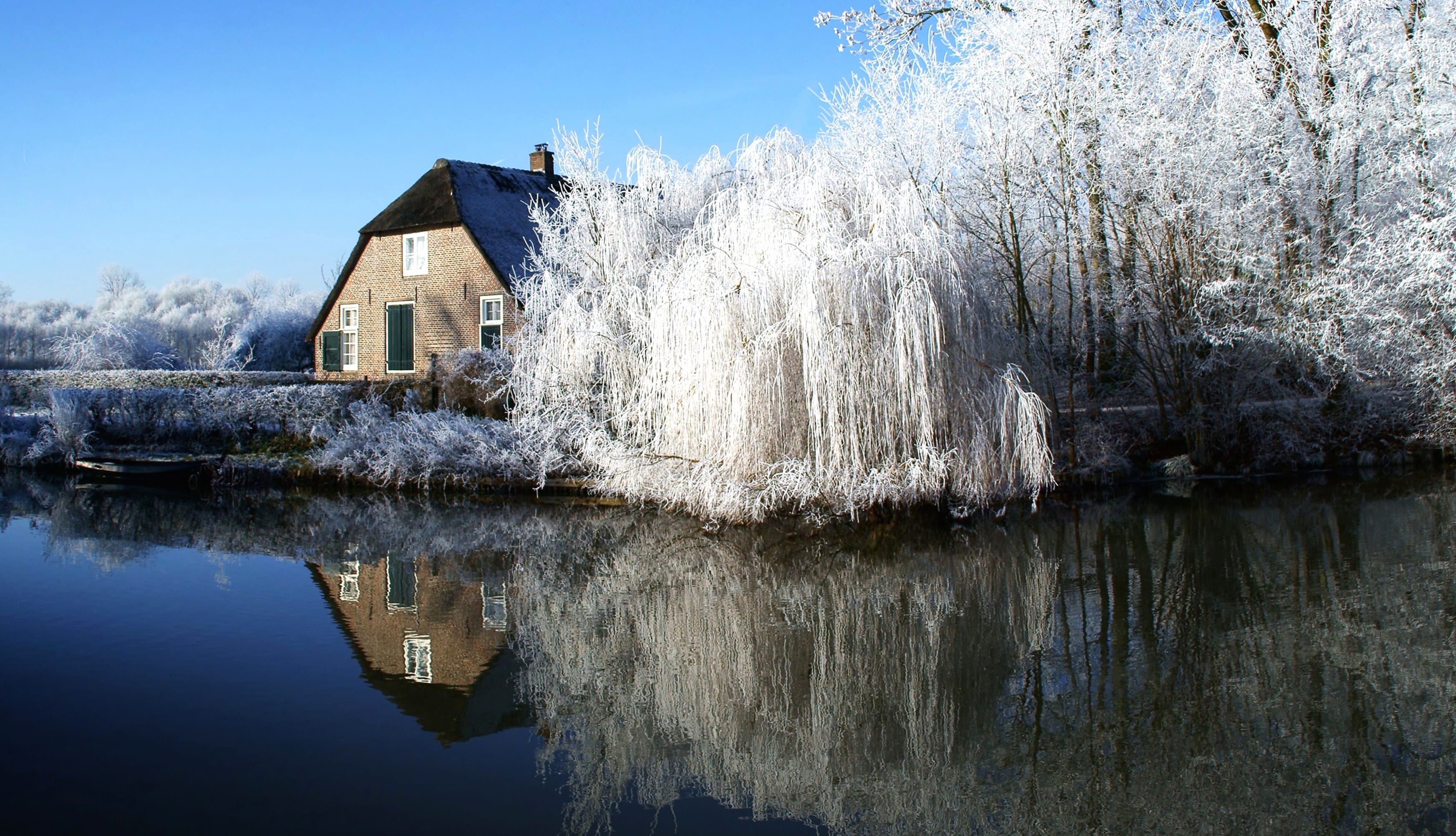 Netherlands Winter Reflections - wallpapers HD quality