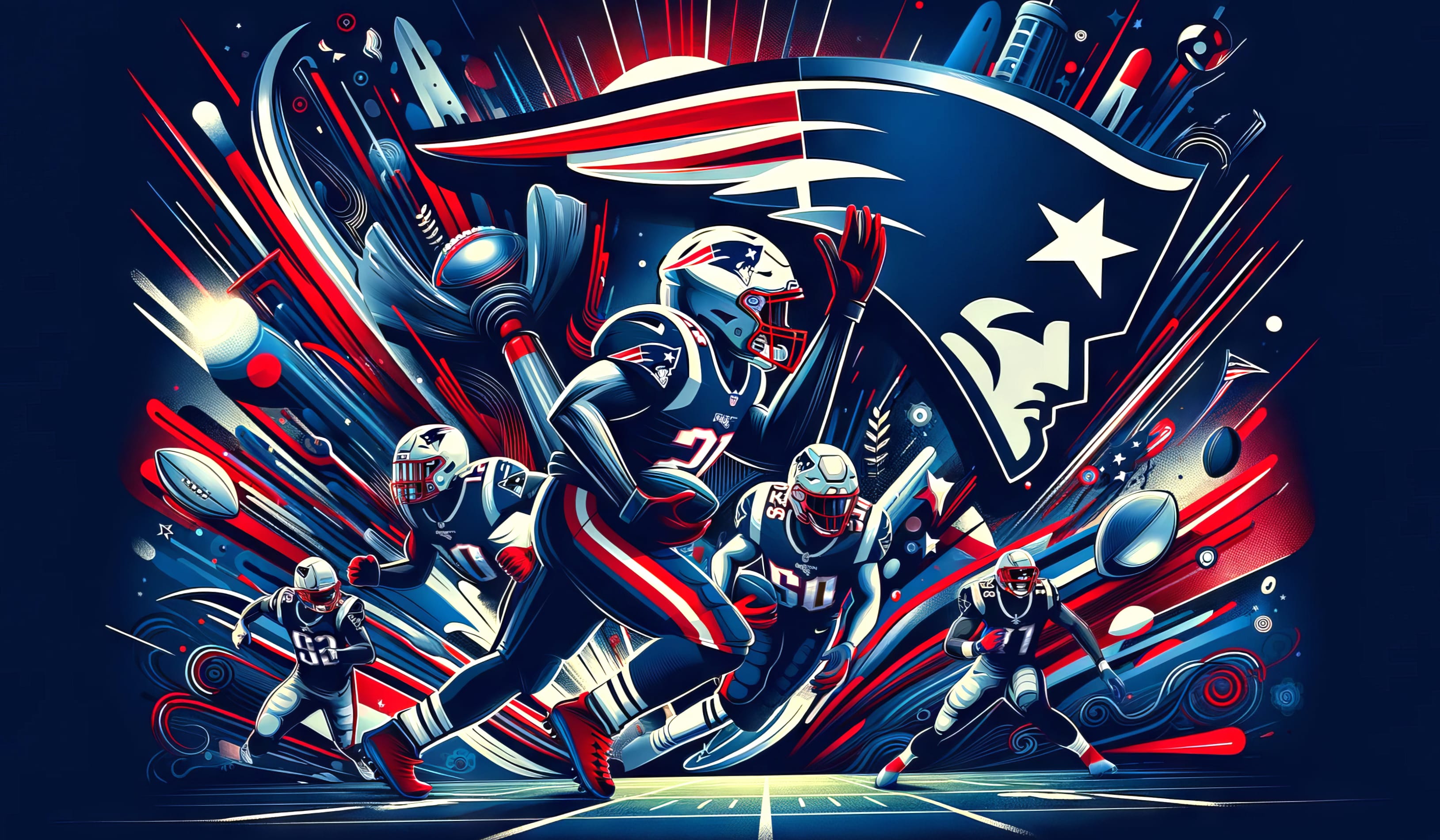 New England Patriots NFL Art Football Wallpaper wallpapers HD quality