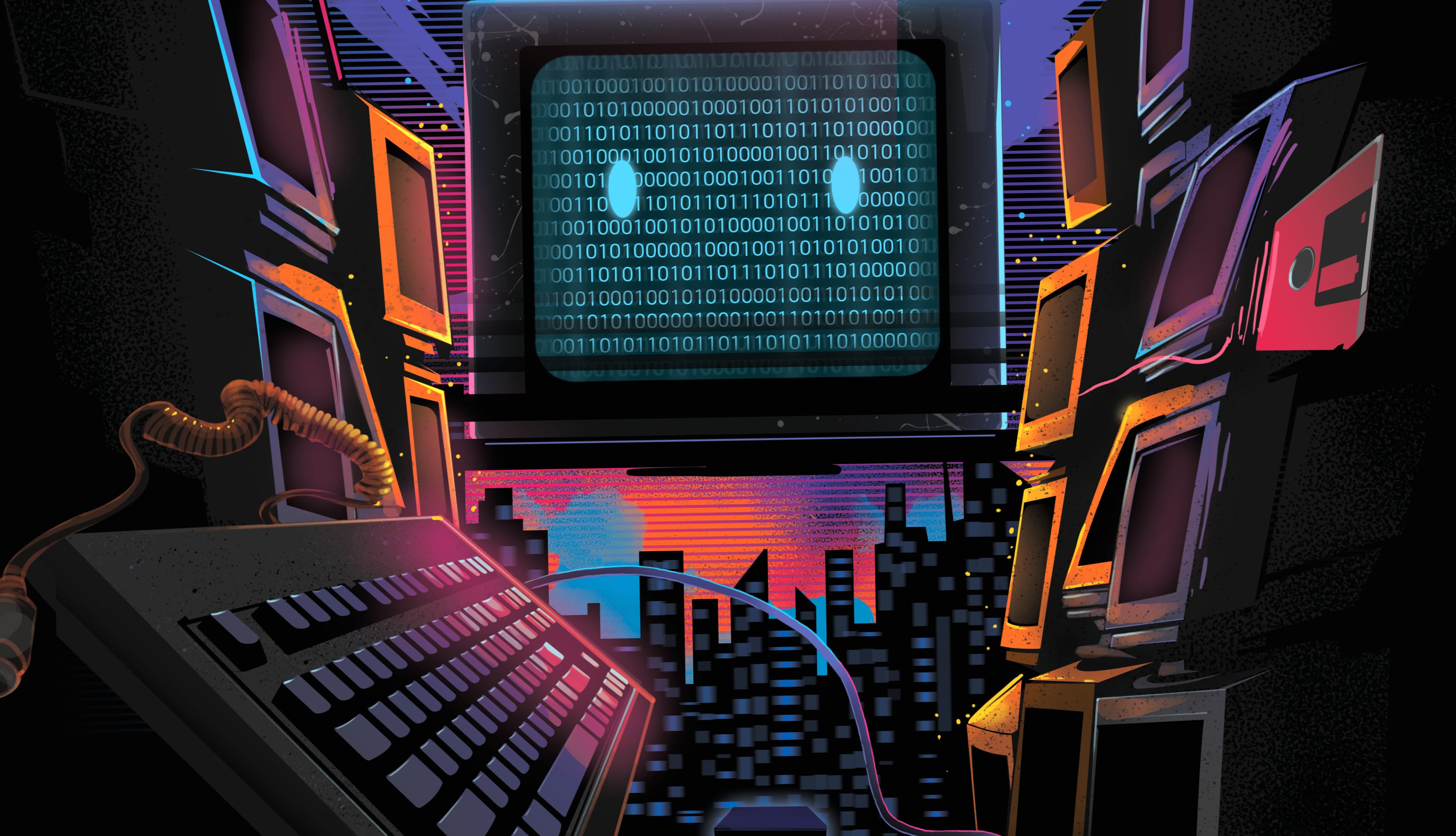 New Retro Wave CRT Monitor wallpapers HD quality