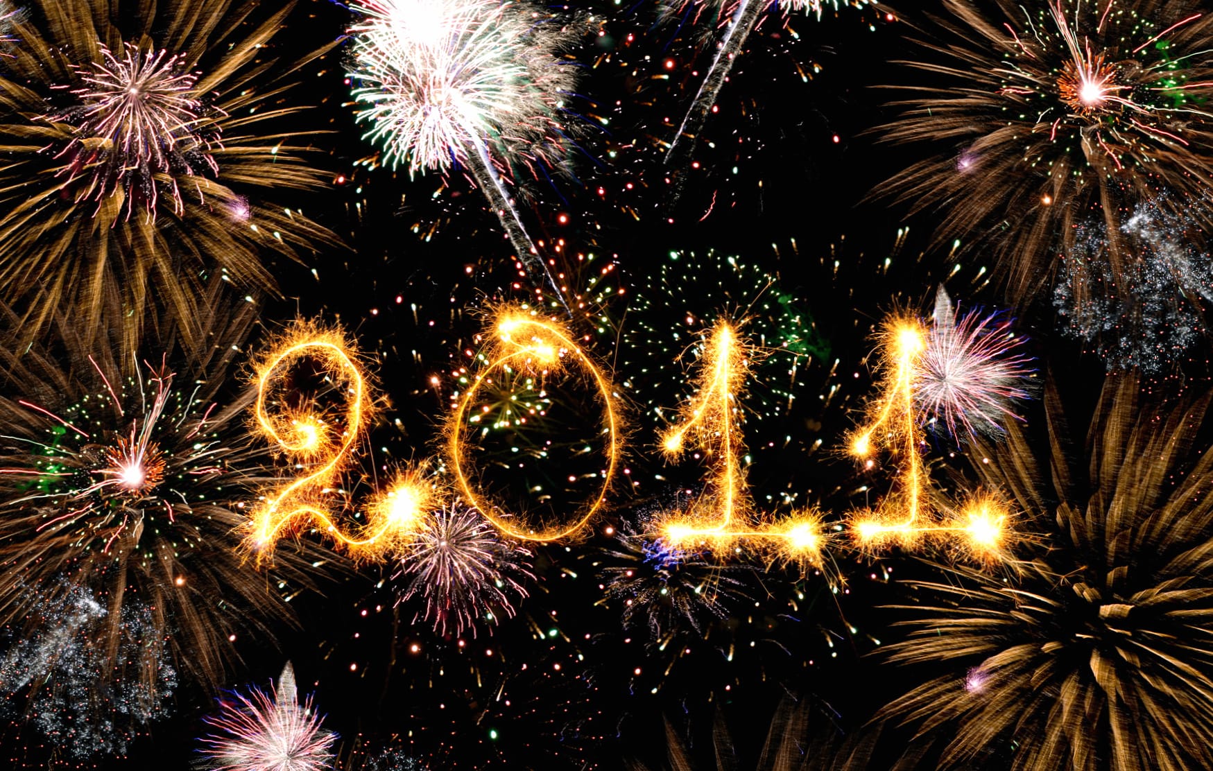 New Year 2011 Fireworks wallpapers HD quality