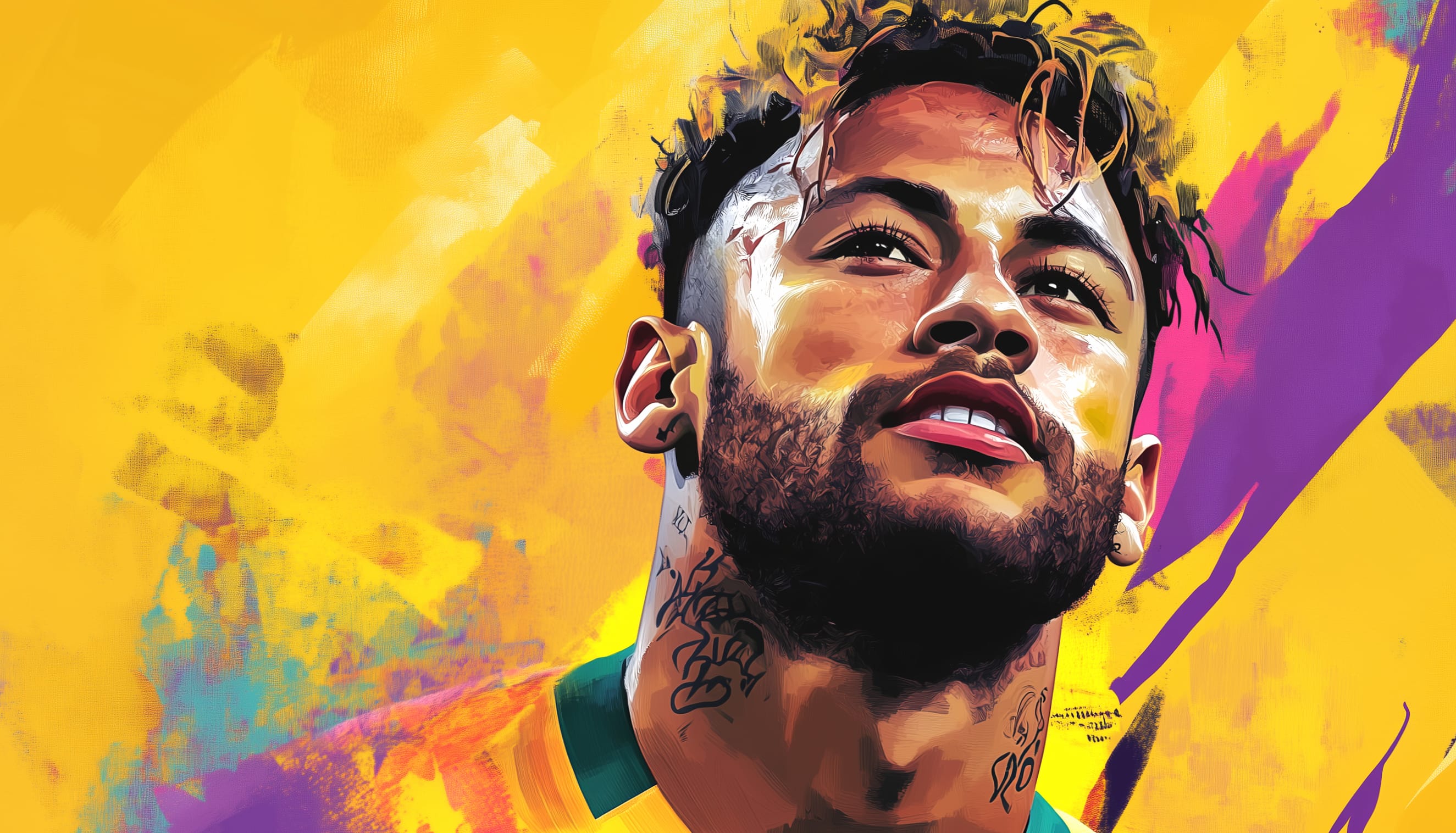 Neymar in Action HD Soccer Wallpaper wallpapers HD quality