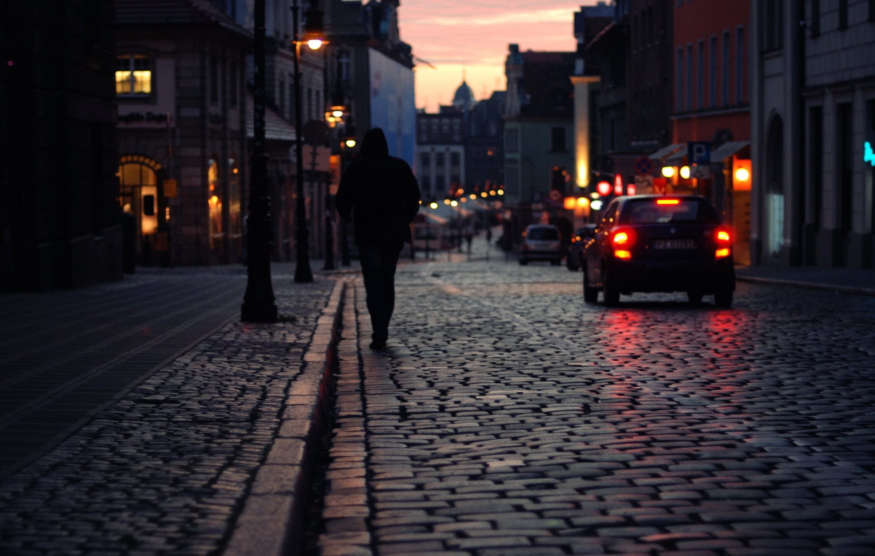 Nighttime Stroll in the City - wallpapers HD quality