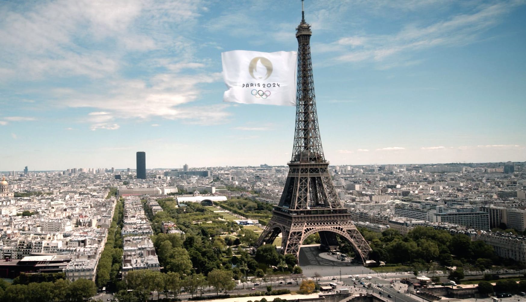 Olympic Games Paris 2024 at the Eiffel Tower wallpapers HD quality