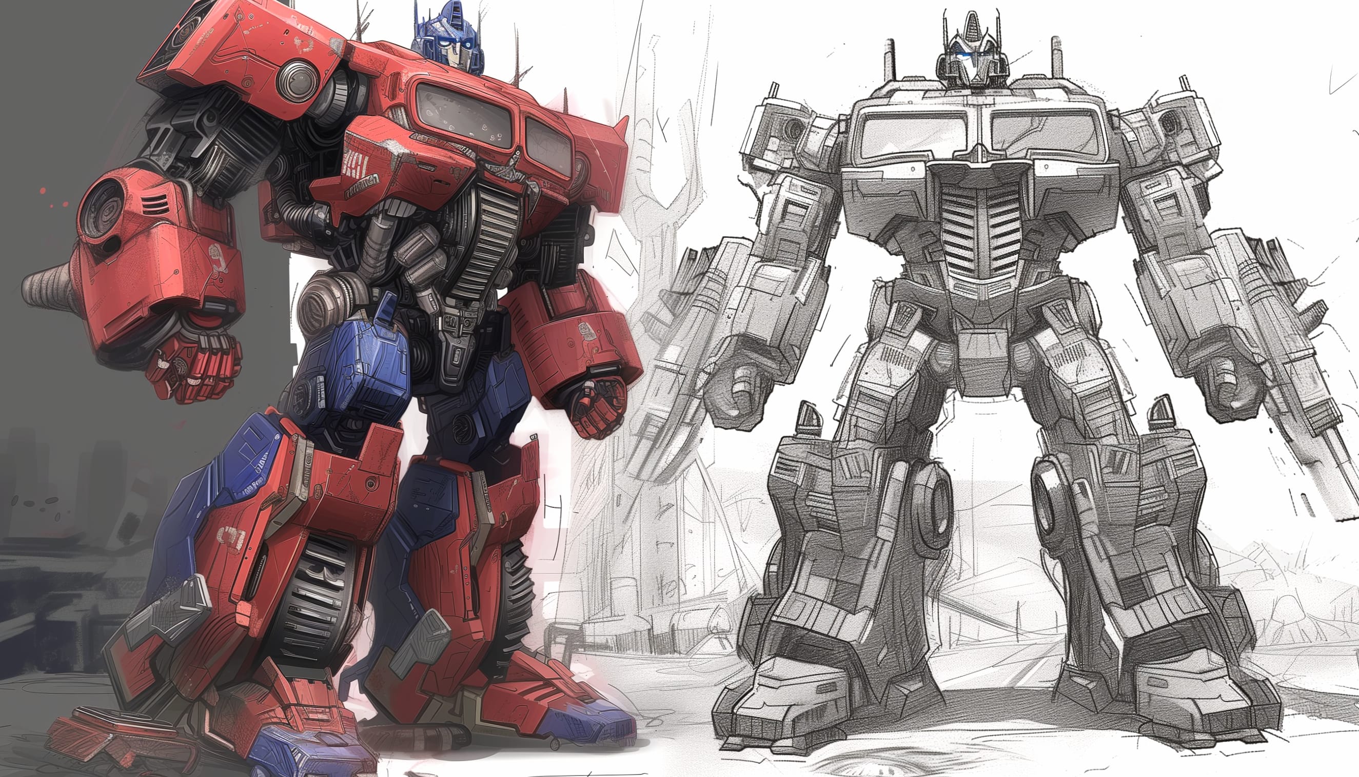 Optimus Prime Transformers Sketch wallpapers HD quality