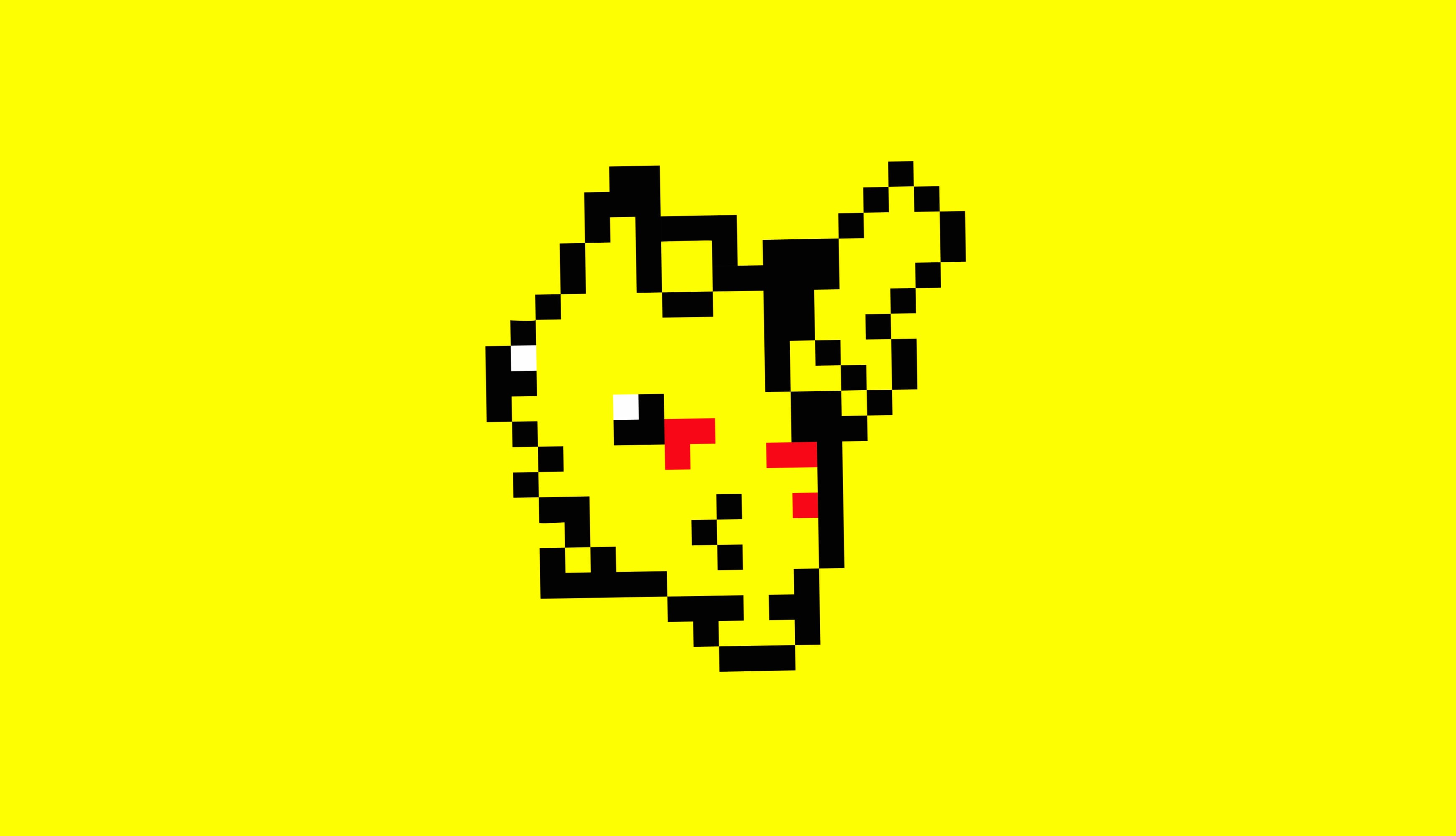 Pikachu Pixel art wallpapers HD quality