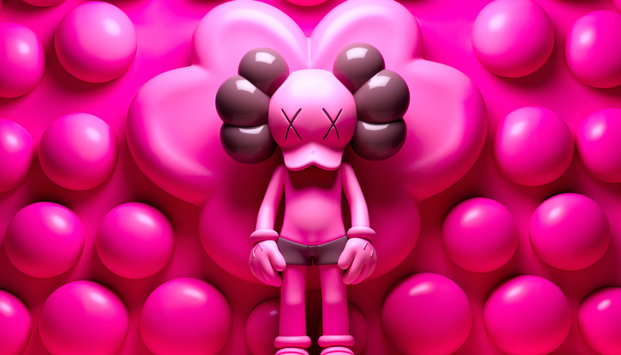 Pink Kaws Wallpaper wallpapers HD quality