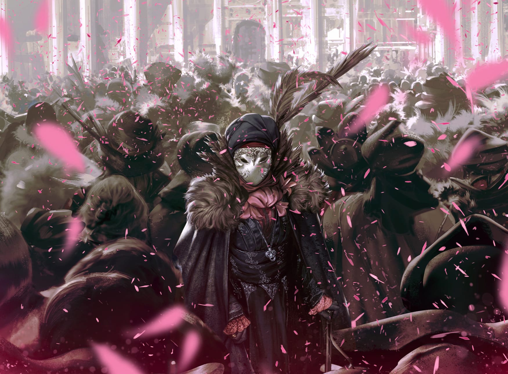 Pink Masquerade Assassin wallpapers HD quality