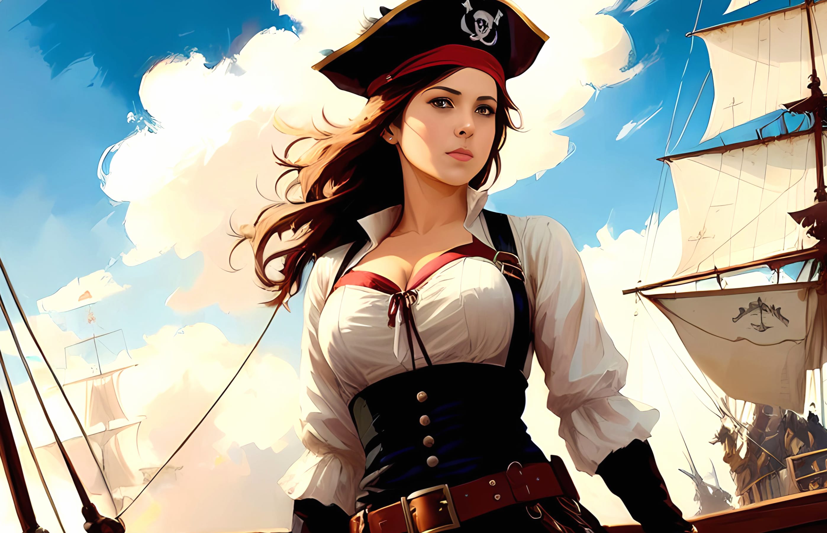 Pirate girl wallpapers HD quality