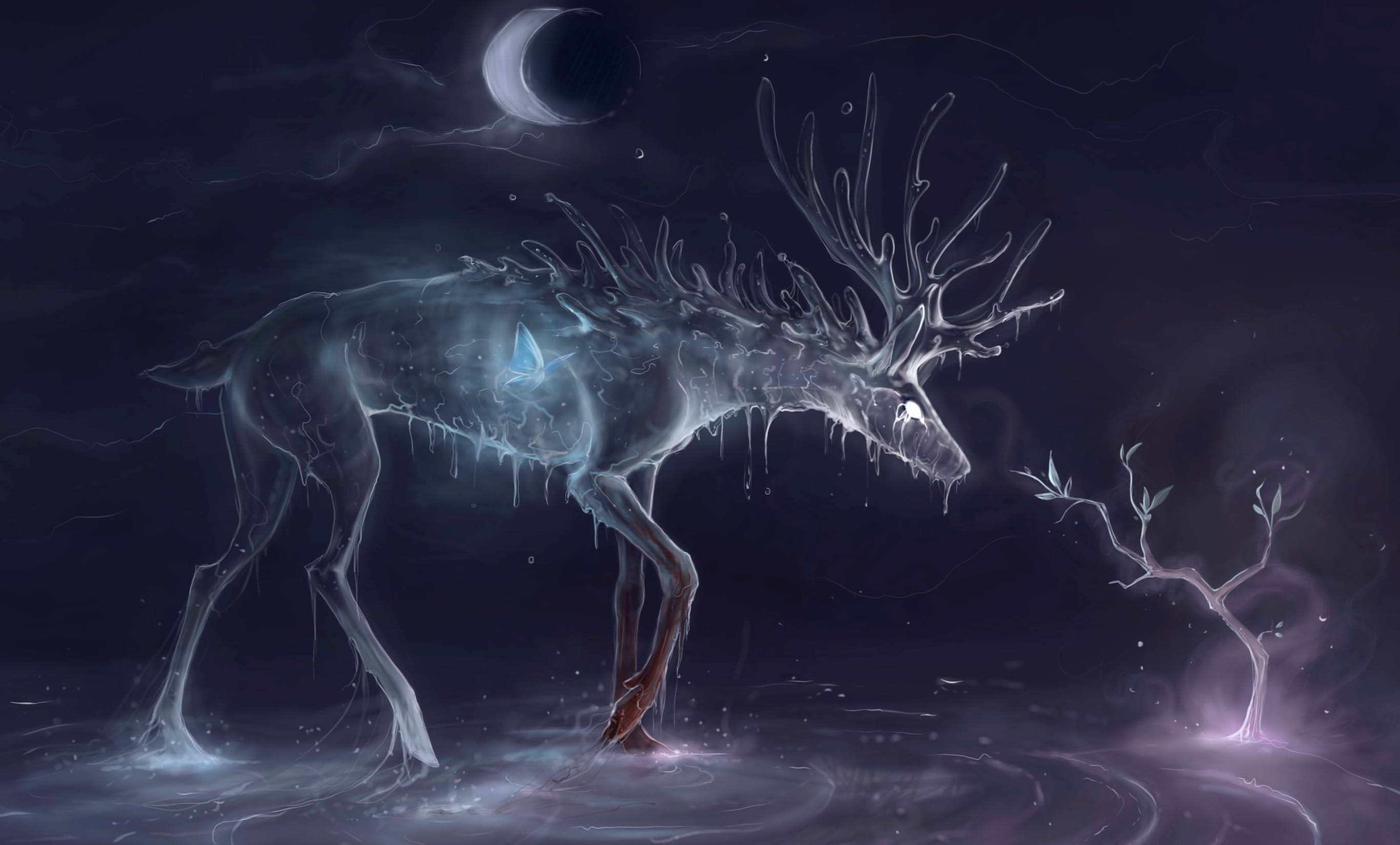 Psychedelic Deer Dream - wallpapers HD quality