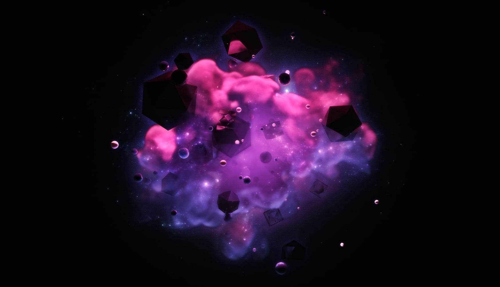 Purple CGI Dark Abstract 3D wallpapers HD quality