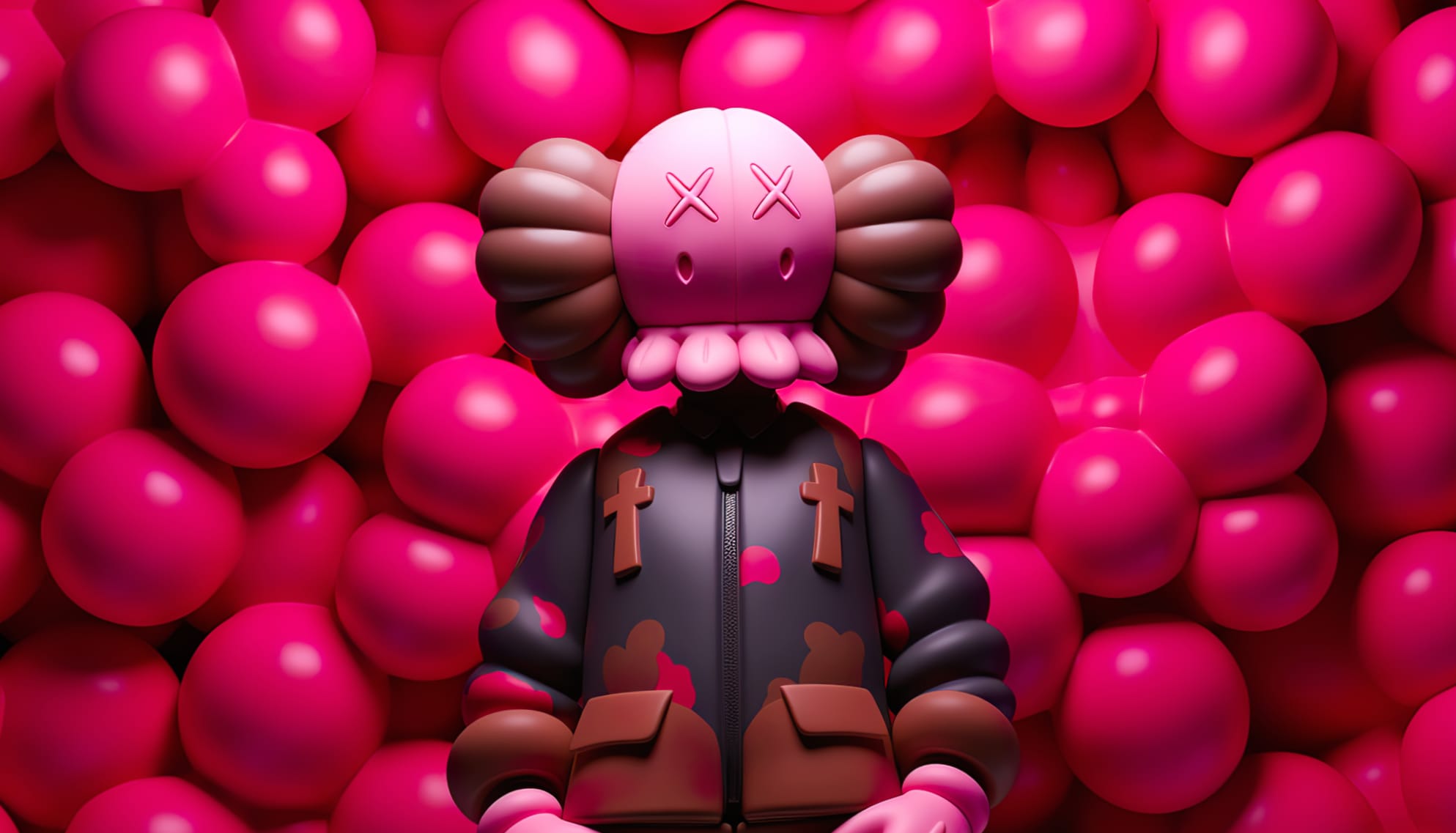 Purple Kaws Wallpaper at 1024 x 1024 iPad size wallpapers HD quality