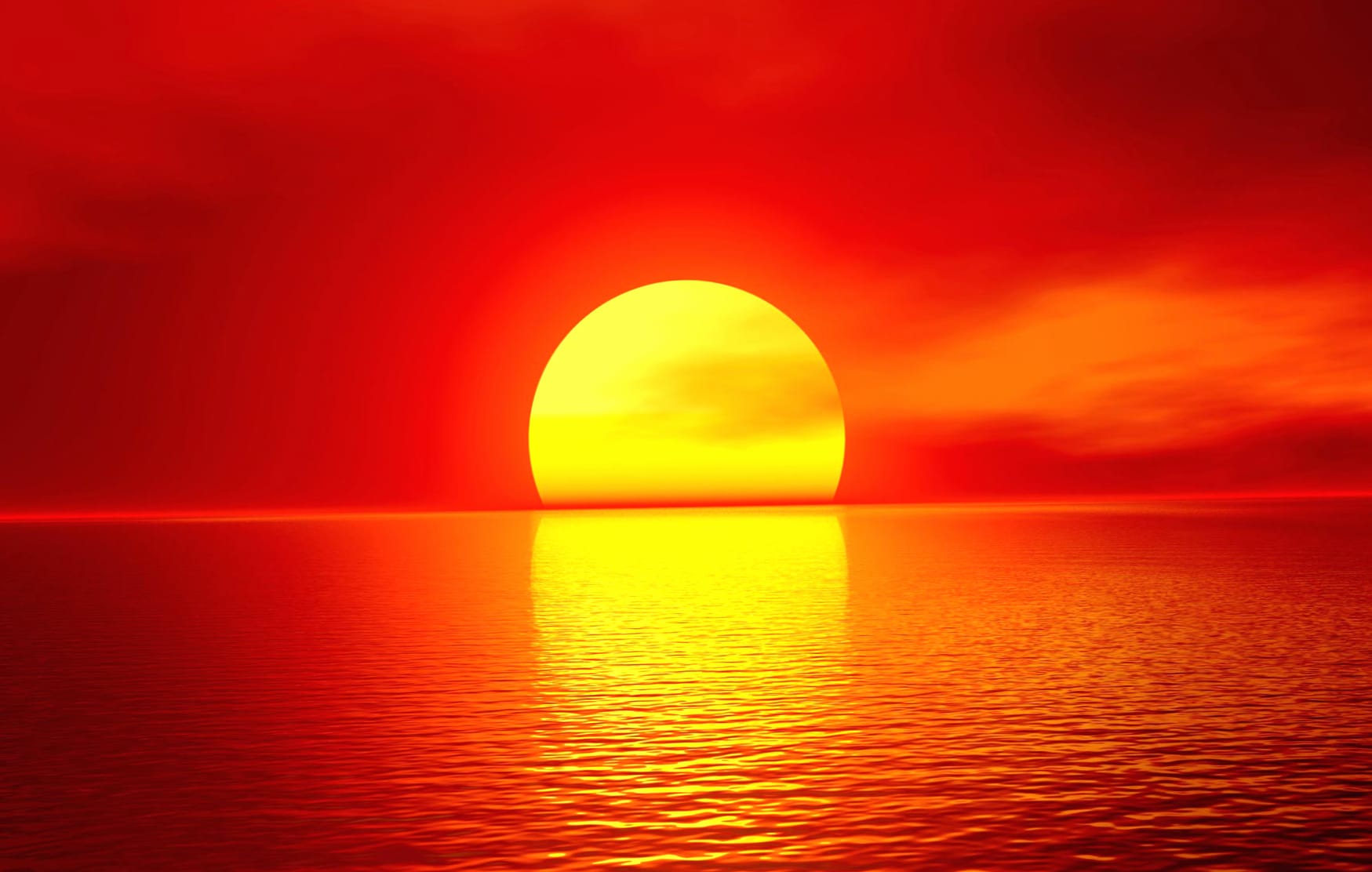 Radiant Sunset Reflection - at 1680 x 945 HD size wallpapers HD quality