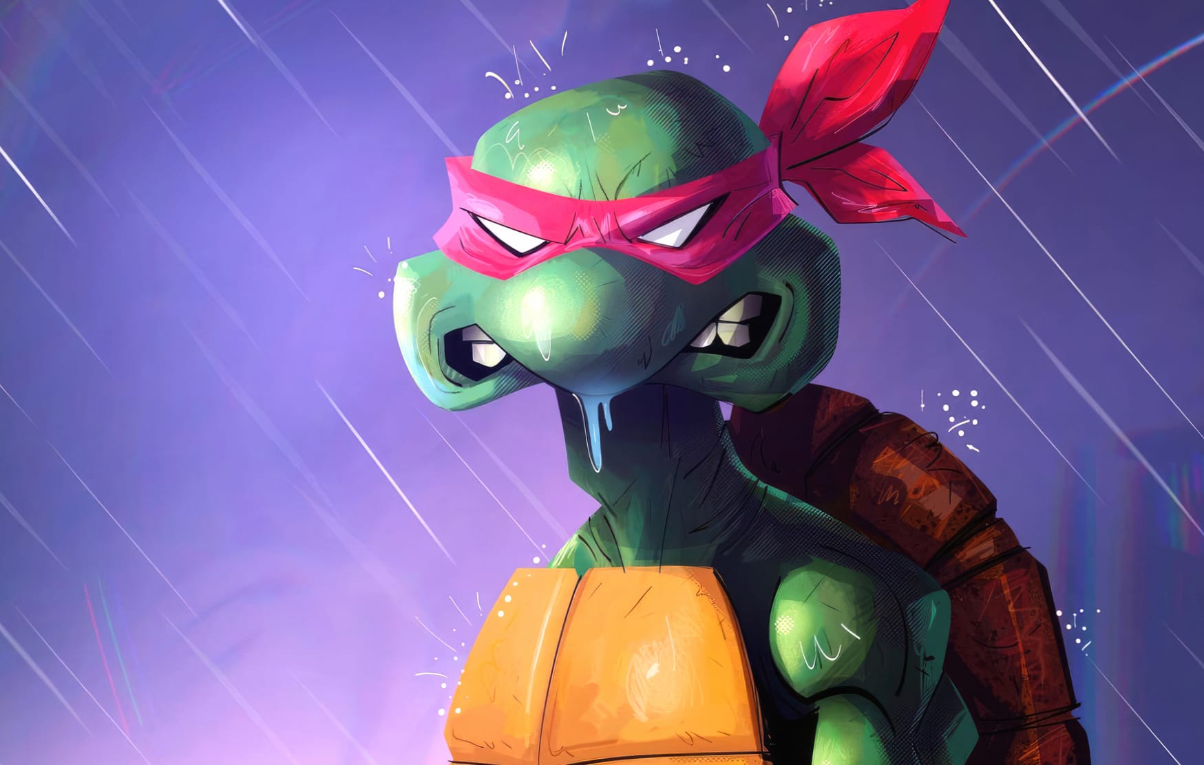 Raphael TMNT HD Comic Wallpaper at 1366 x 768 HD size wallpapers HD quality