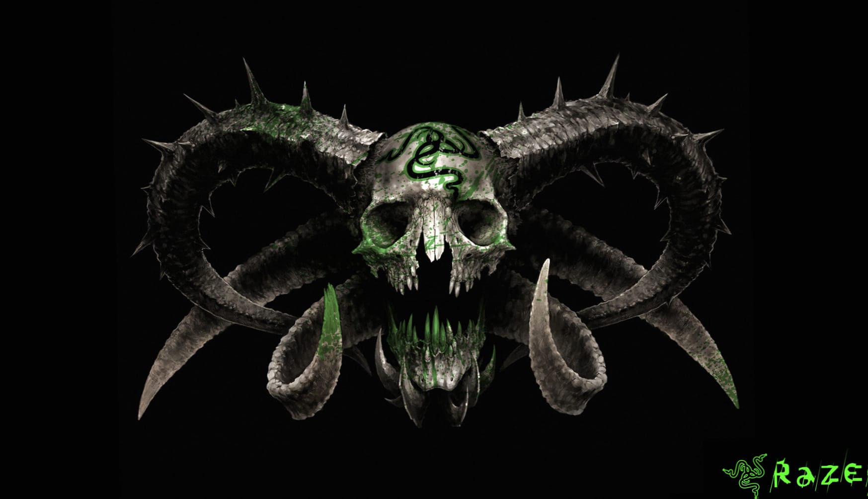 Razer Skull of Tech and Terror wallpapers HD quality