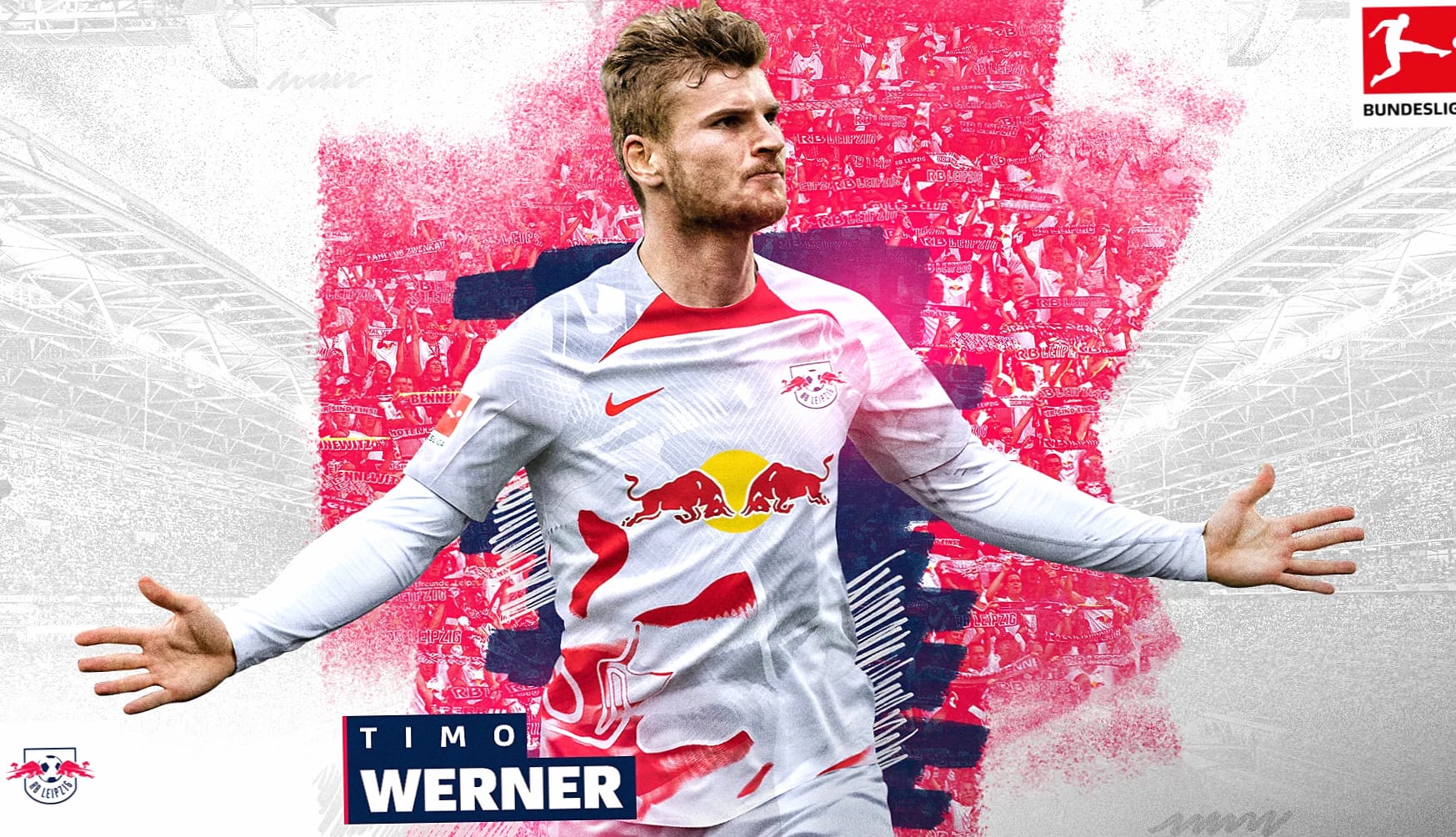 RB Leipzig Timo Werner Sports at 1366 x 768 HD size wallpapers HD quality