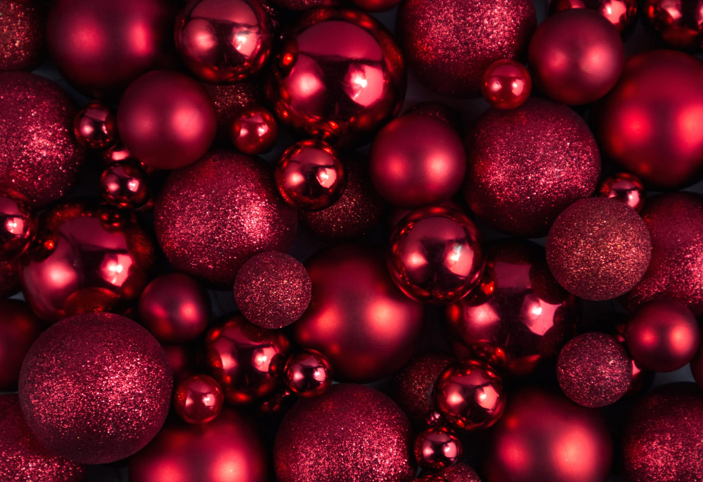 Red Bauble Holiday Christmas at 1680 x 945 HD size wallpapers HD quality