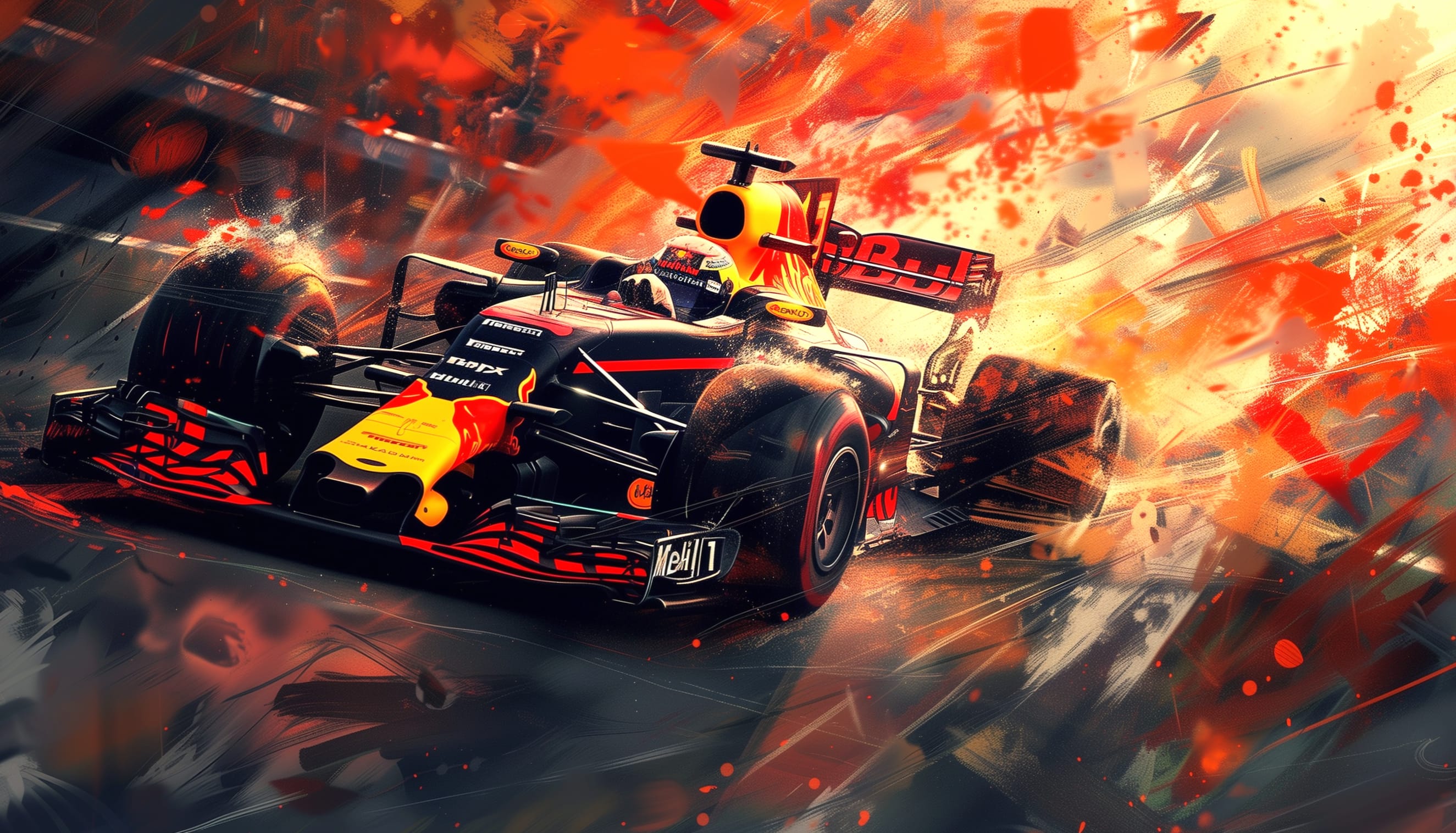 Red Bull Racing F1 Dynamic at 320 x 480 iPhone size wallpapers HD quality