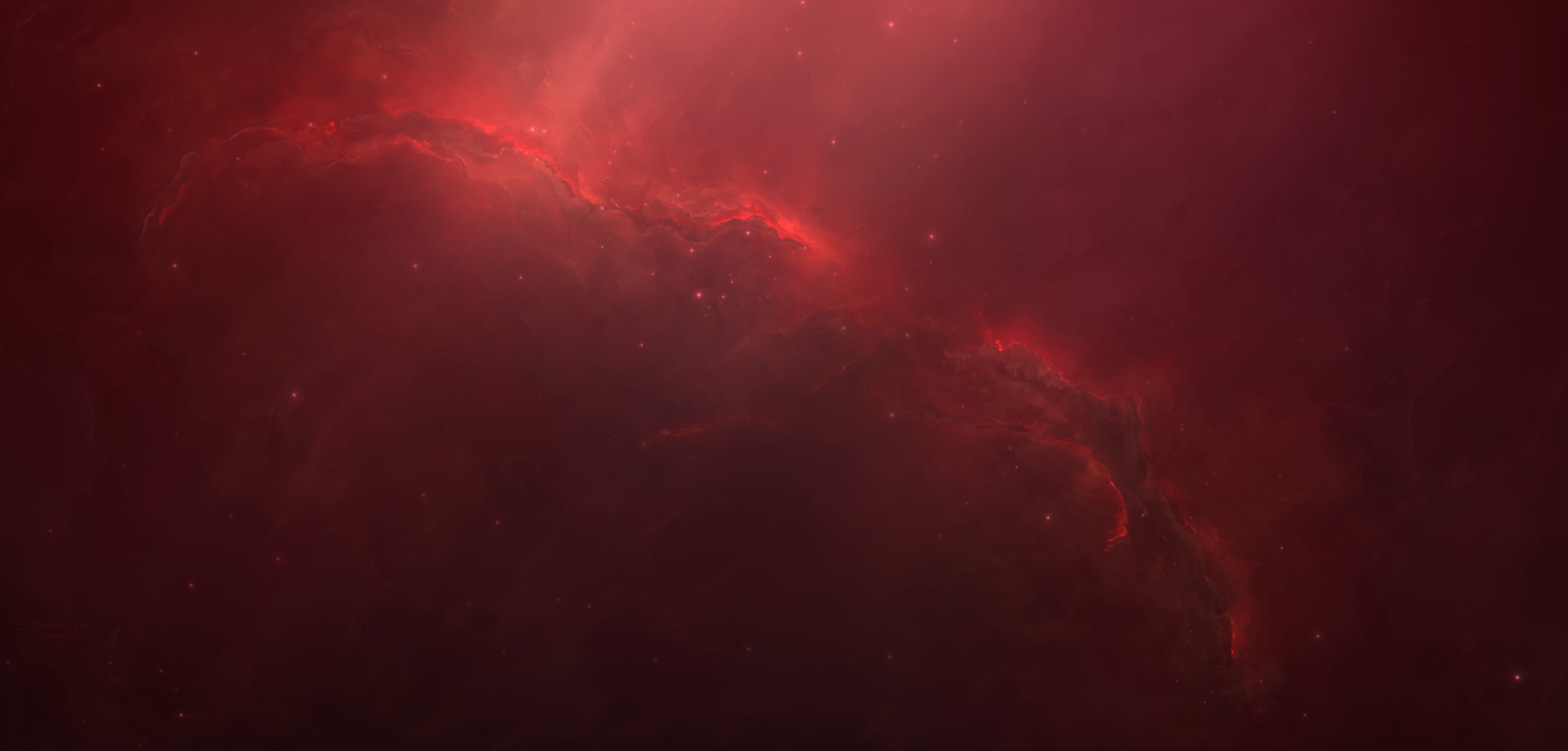 Red Crow Nebula wallpapers HD quality