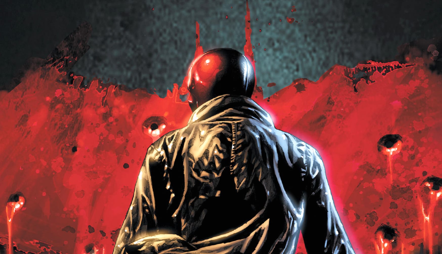 Red Hood Epic from the Comic Universe at 320 x 480 iPhone size wallpapers HD quality