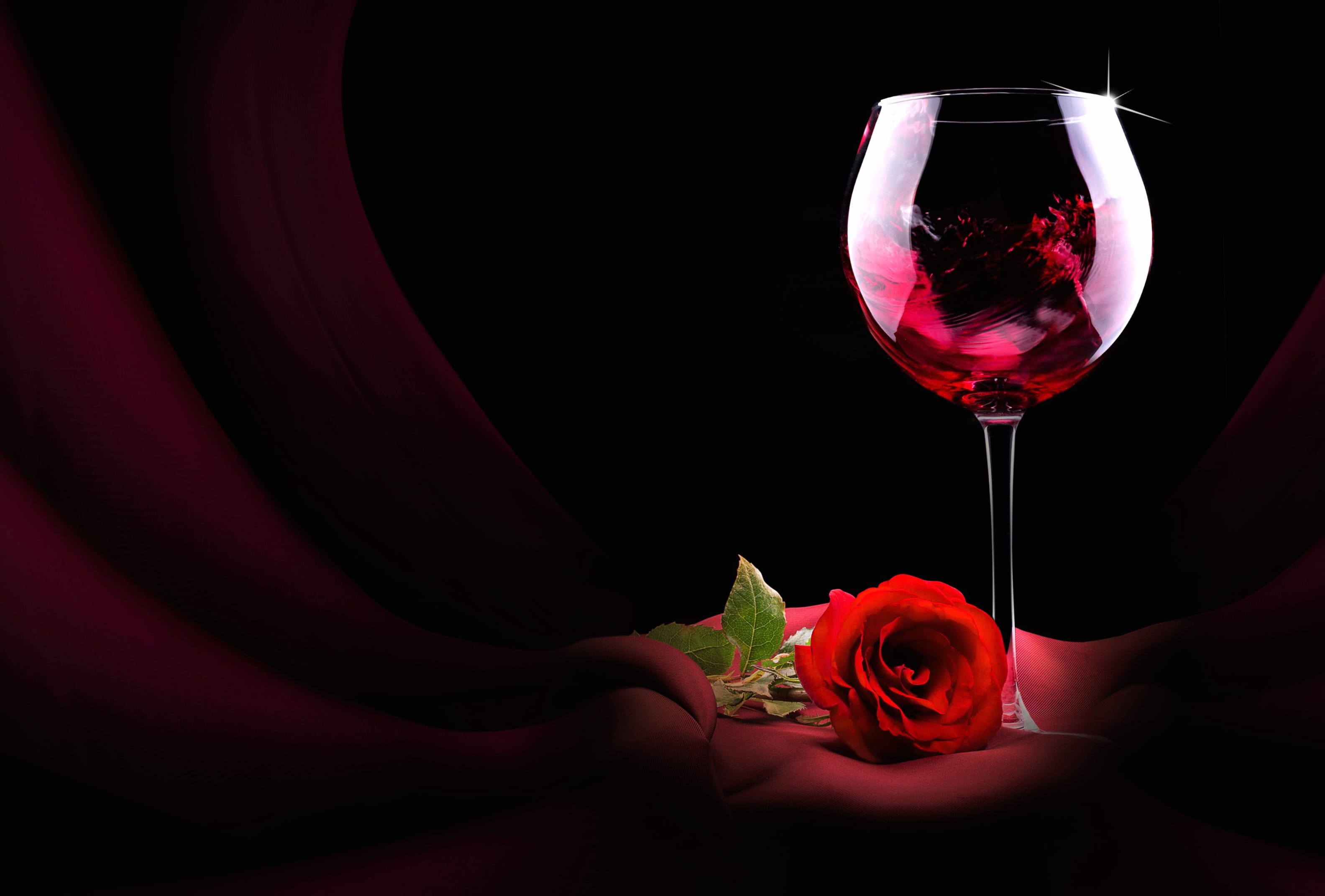 Red Rose Rose Glass Wine Photography Still Life at 1334 x 750 iPhone 7 size wallpapers HD quality