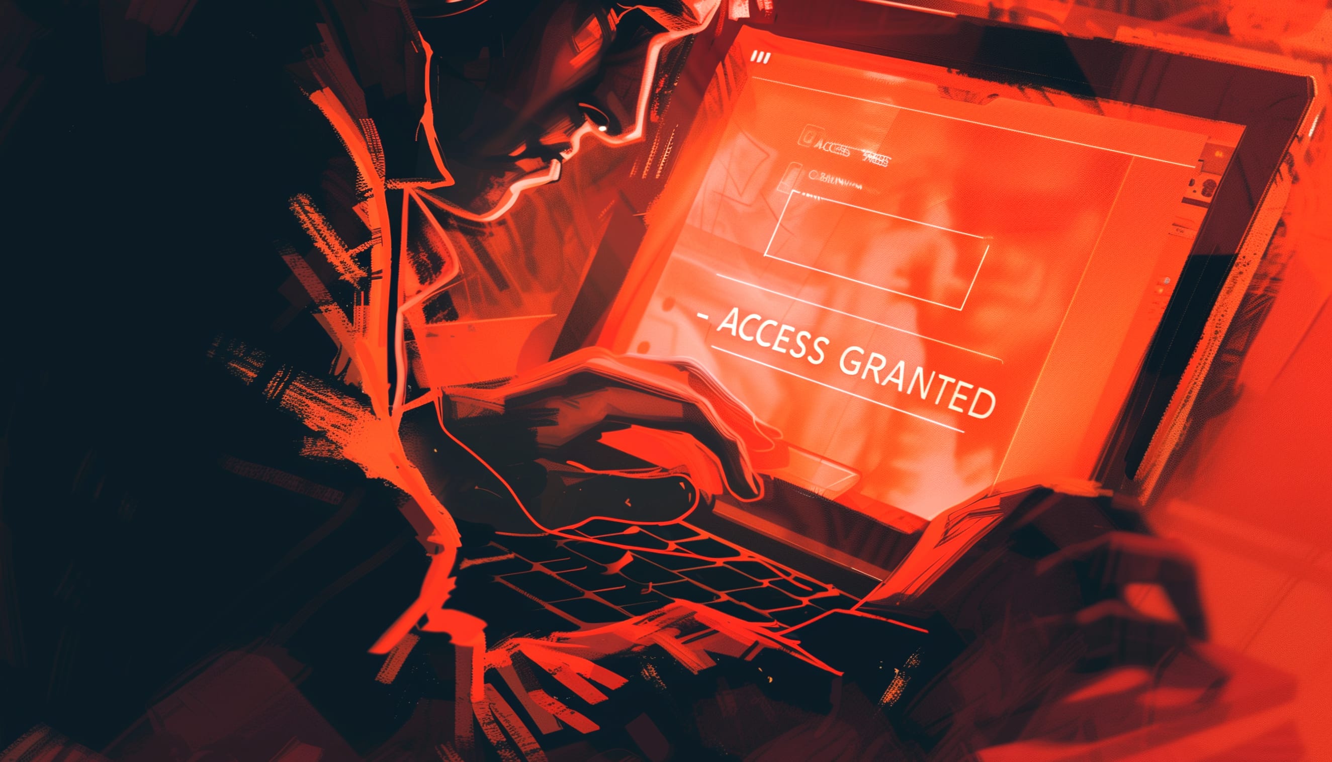 Red Tech Intrusion wallpapers HD quality