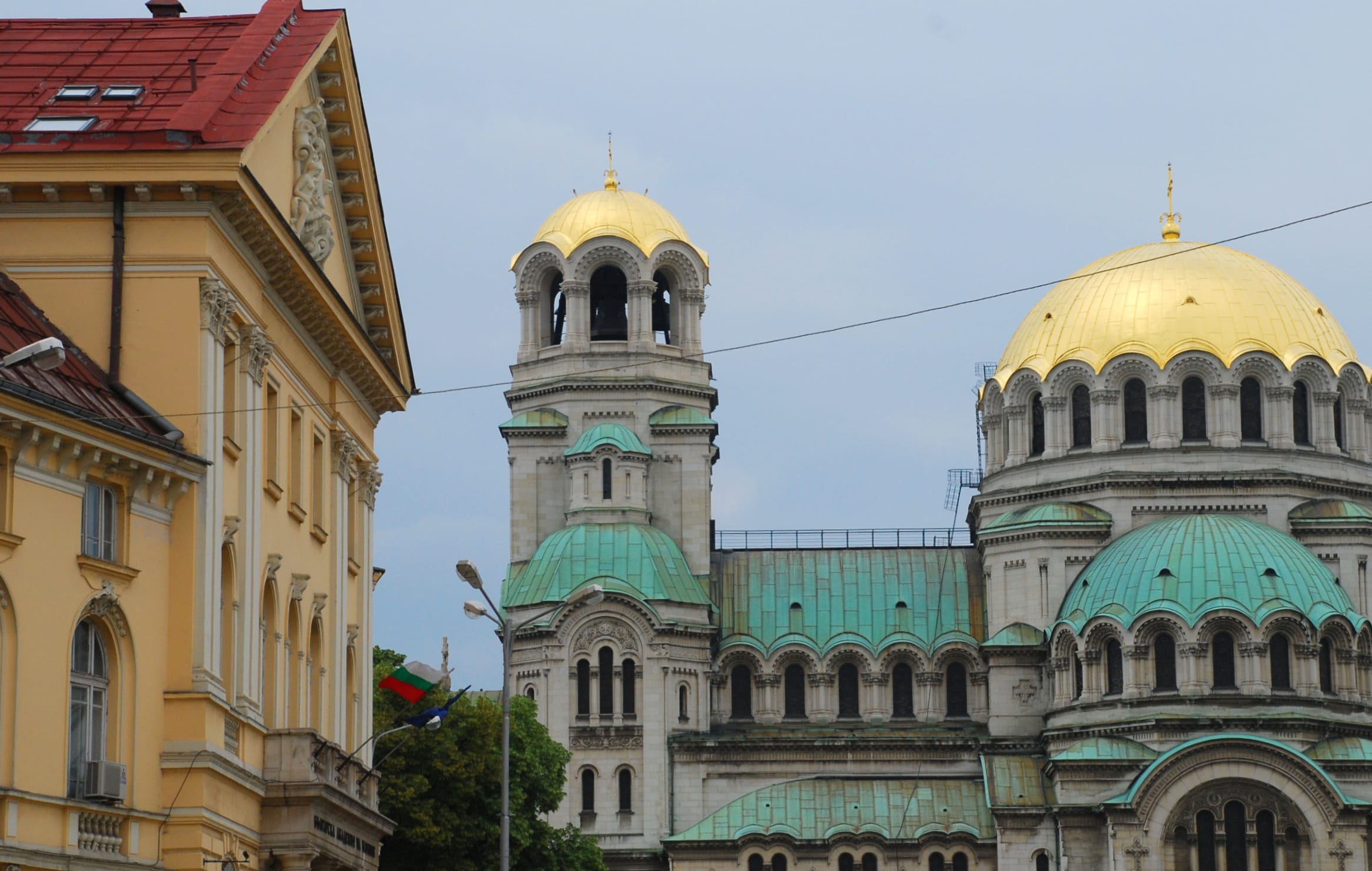 Religious Alexander Nevsky Cathedral, Sofia at 1366 x 768 HD size wallpapers HD quality