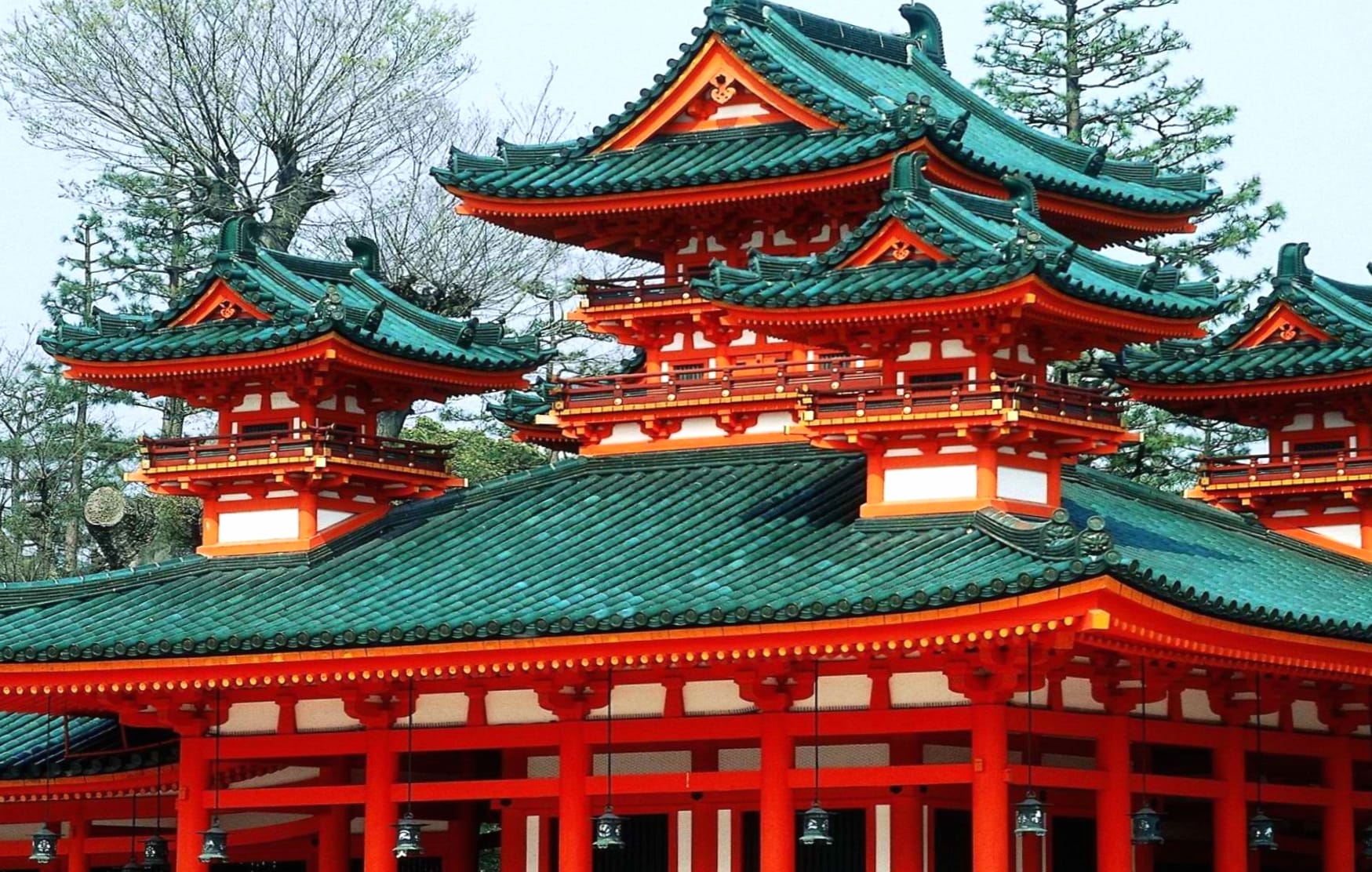 Religious Heian Shrine wallpapers HD quality