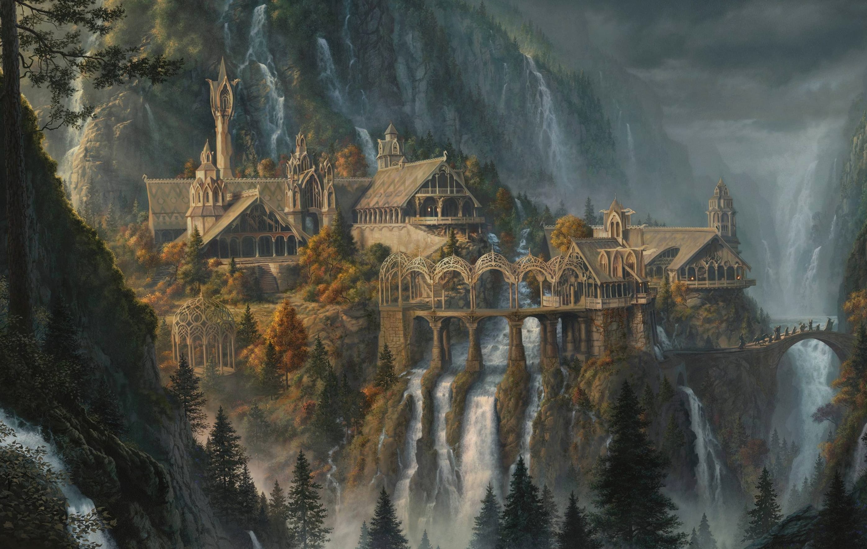 Rivendell Fantasy - The Lord of the Rings wallpapers HD quality