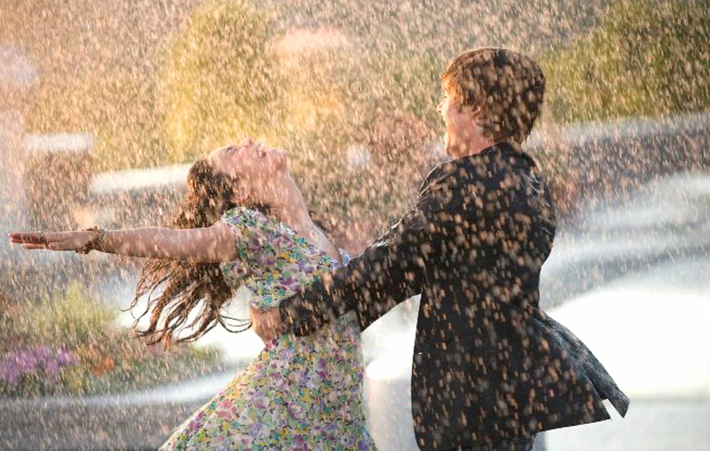 Romantic Rain Dance at 2048 x 2048 iPad size wallpapers HD quality