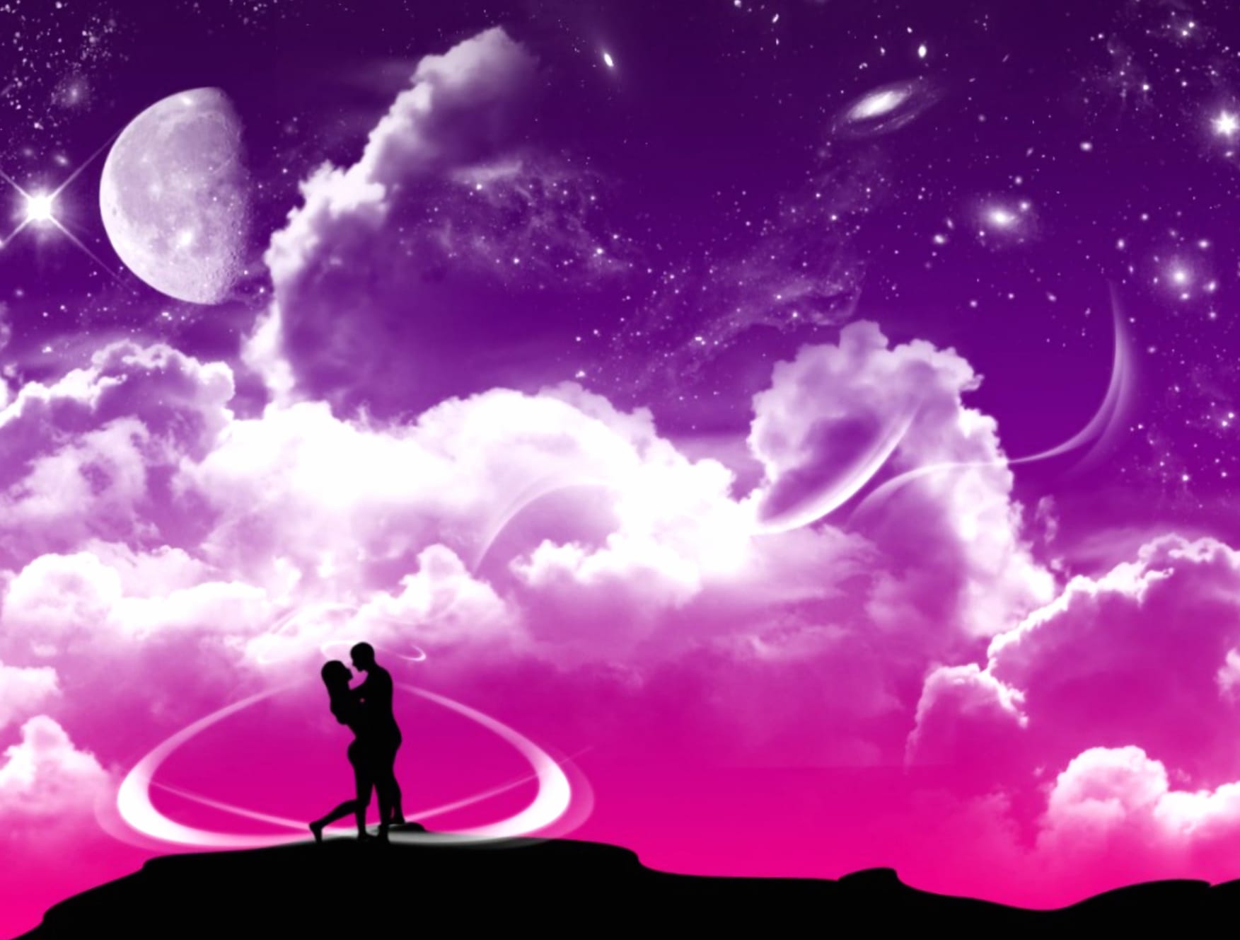 Romantic Stardust Love at 1024 x 768 size wallpapers HD quality