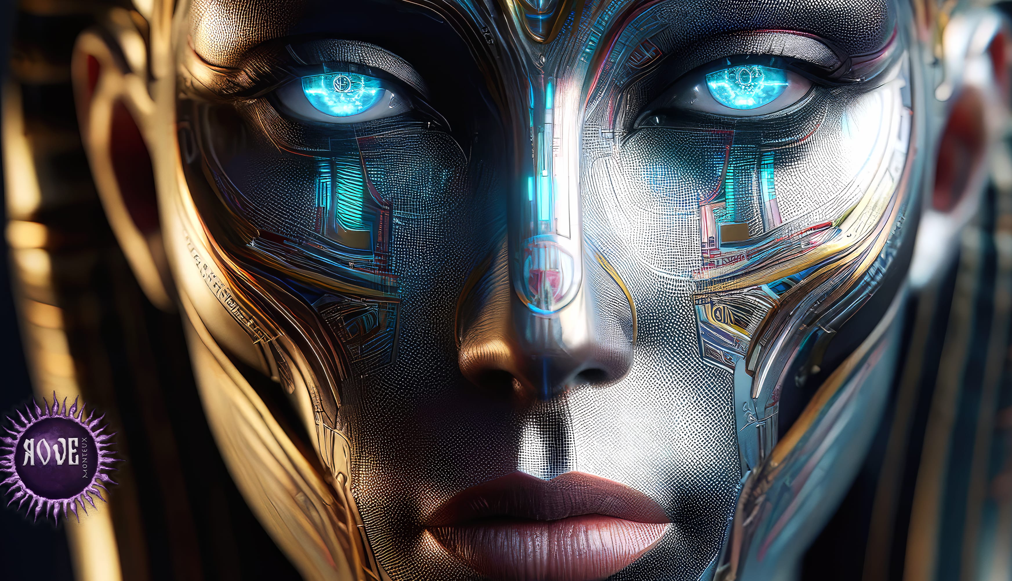 Rove Monteux Cybernetic Reimagining of an Ancient Egyptian Icon wallpapers HD quality