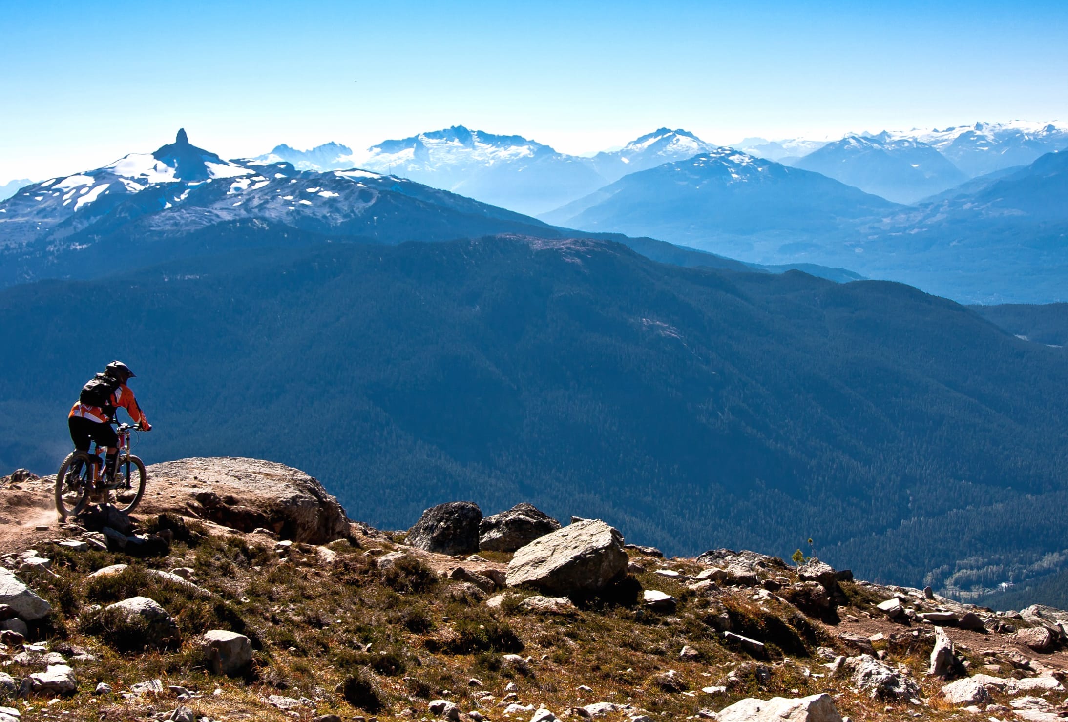 Scenic Mountain Biking in British Columbia - wallpapers HD quality