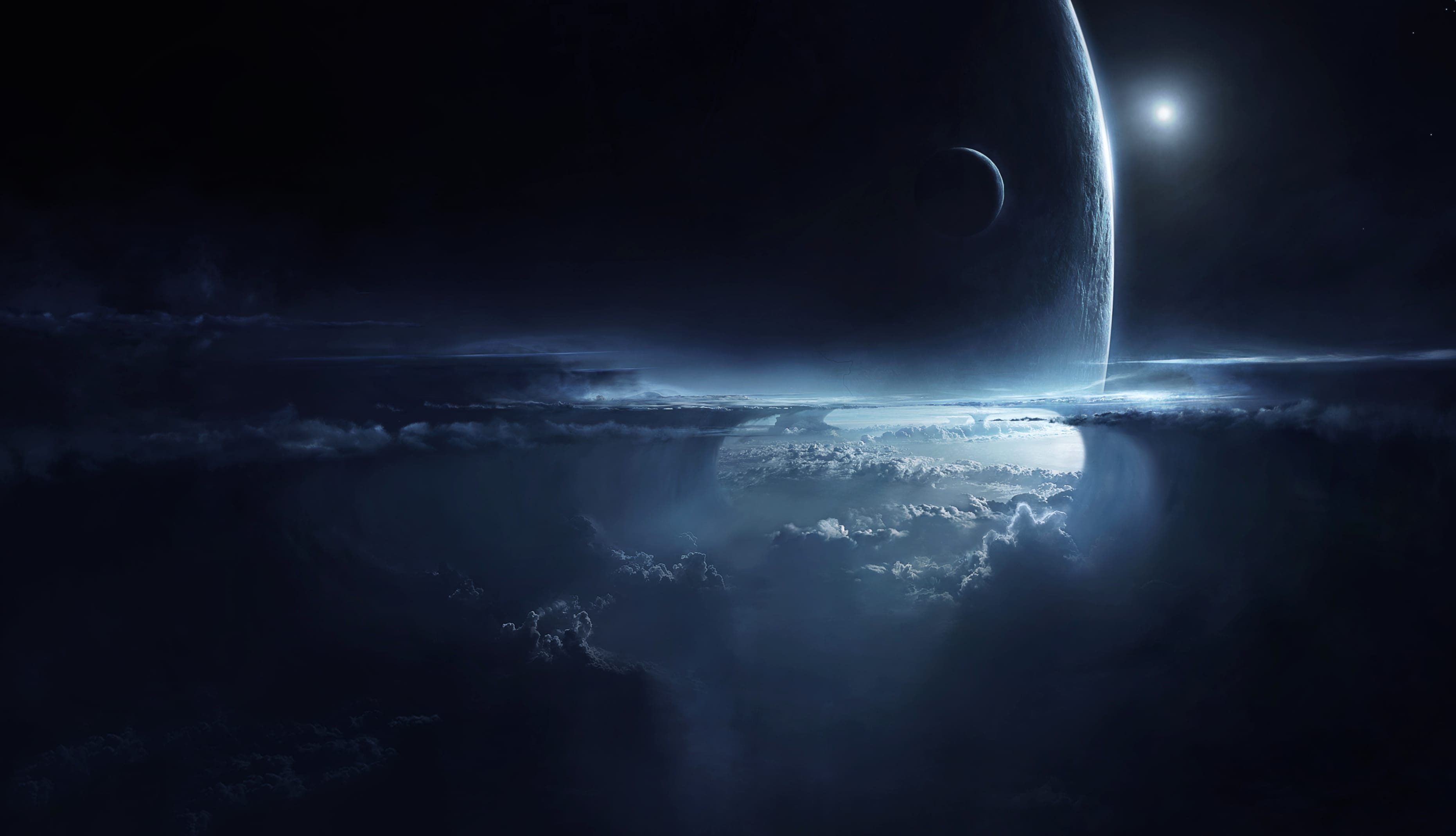 Sci-Fi Celestial Landscape at 1600 x 1200 size wallpapers HD quality