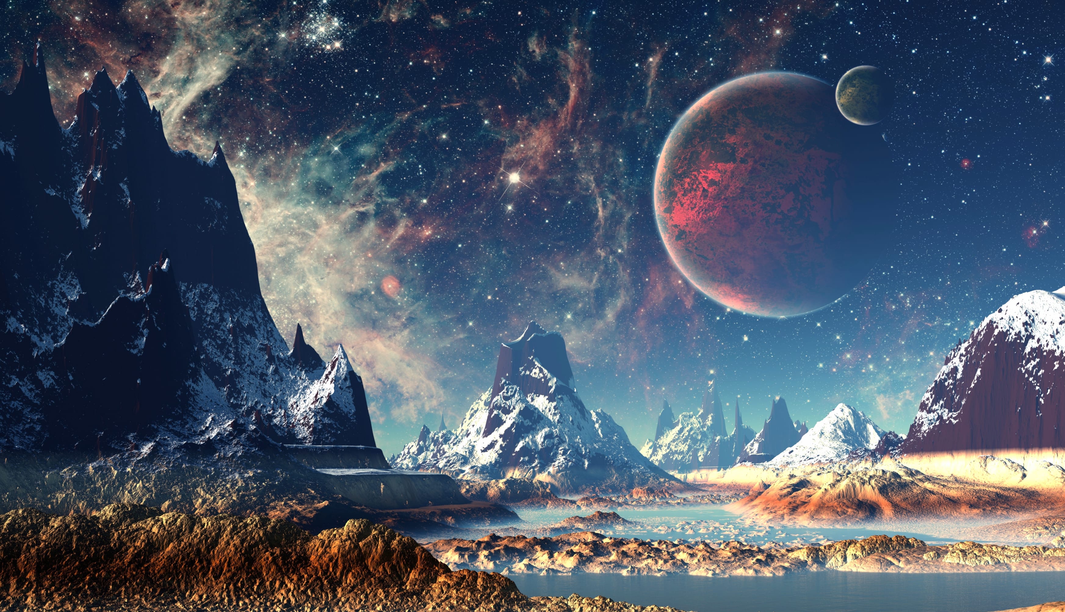 Sci-Fi Extraterrestrial Landscape - wallpapers HD quality