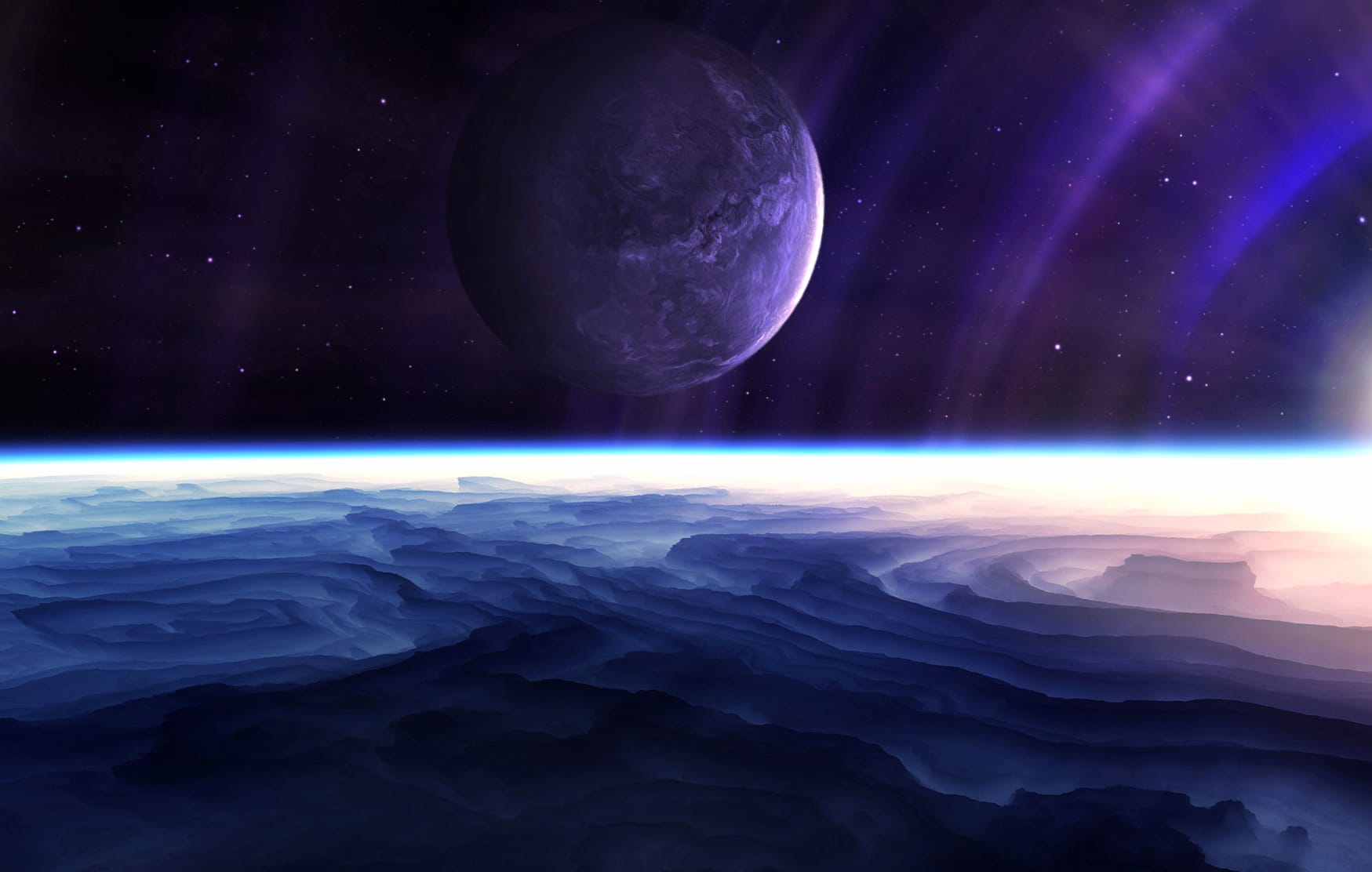 Sci-Fi Planetscape wallpapers HD quality