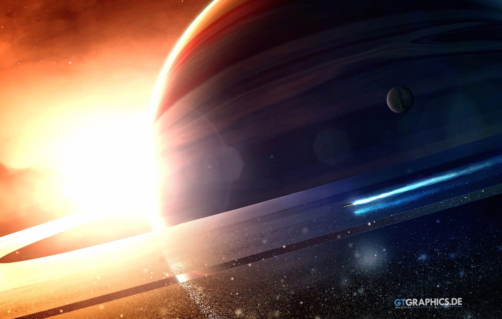 Sci Fi Planetary Ring at 1280 x 960 size wallpapers HD quality