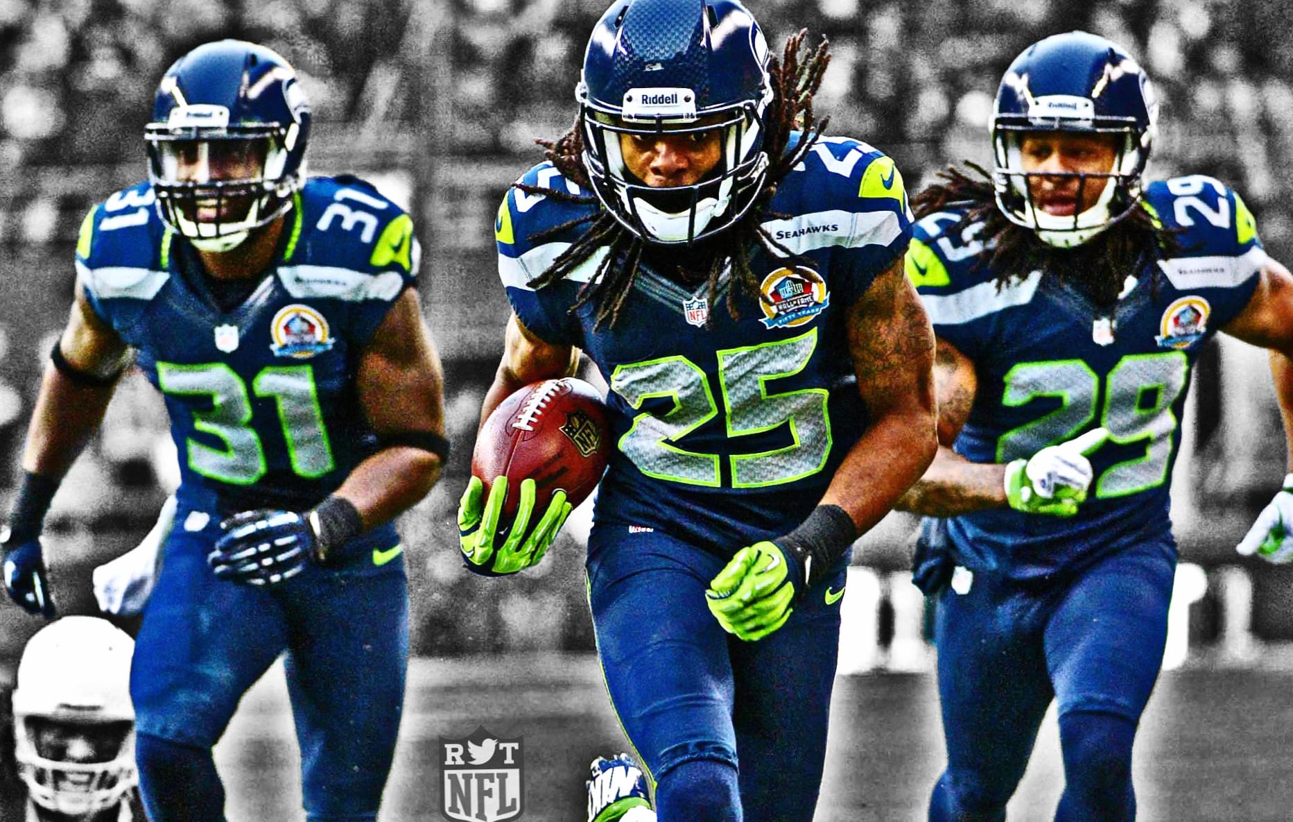 Seattle Seahawks Legends in Action wallpapers HD quality