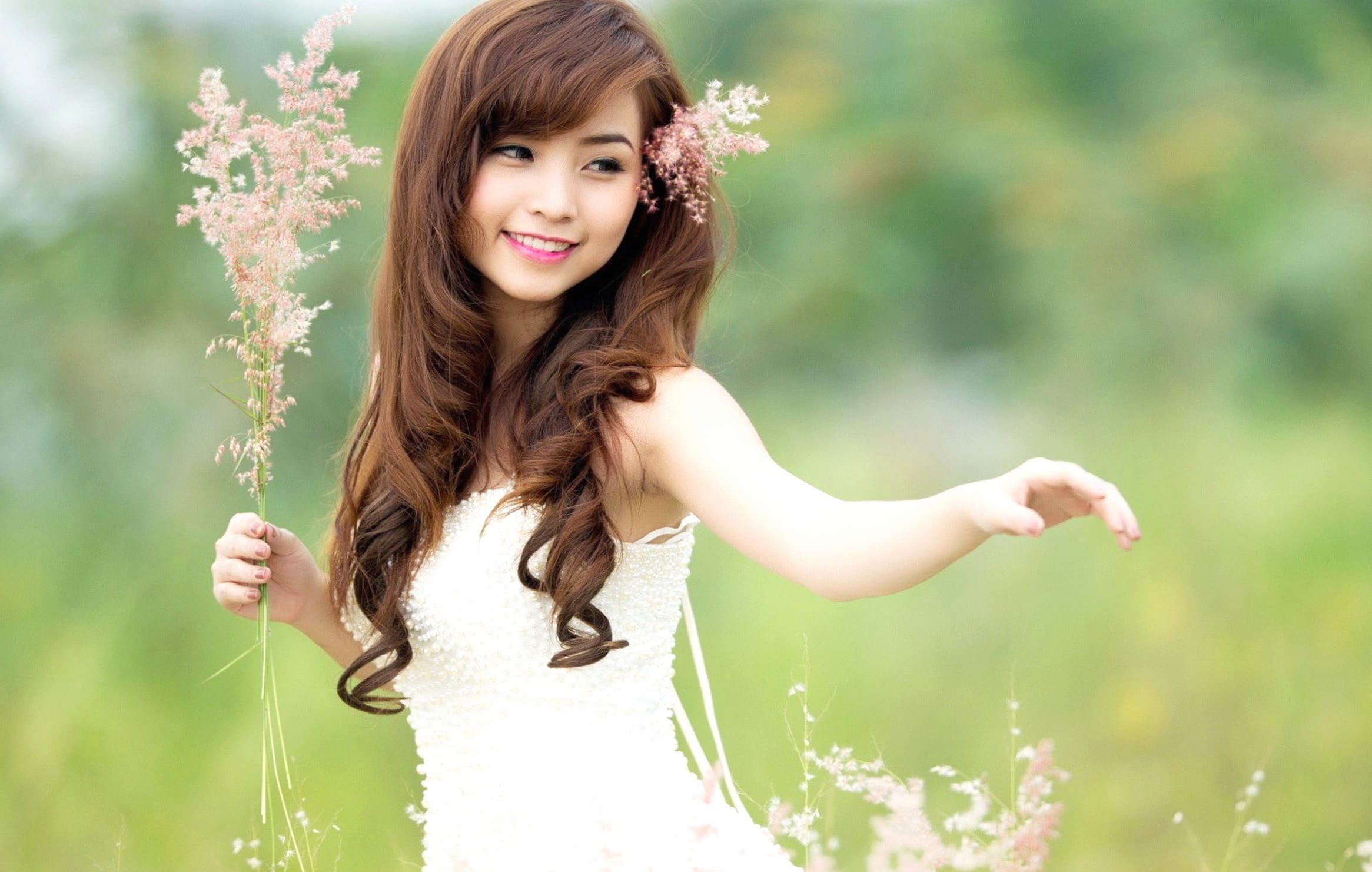 Serene Asian Beauty - at 1536 x 864 HD size wallpapers HD quality