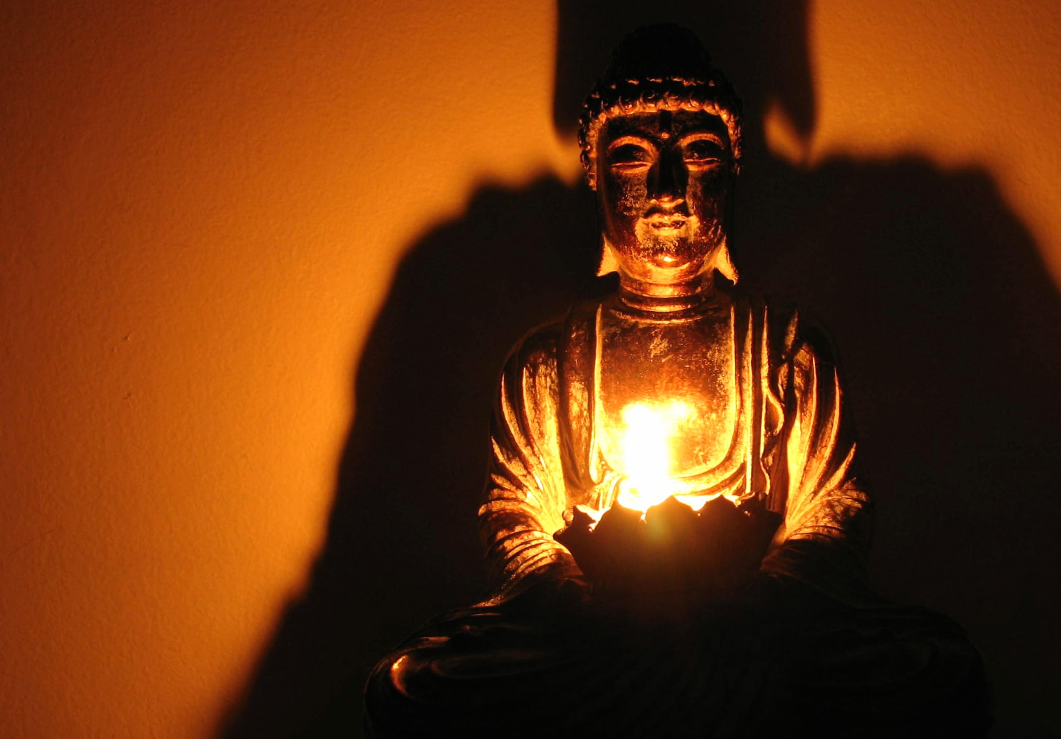 Serene Buddha Light - at 1024 x 1024 iPad size wallpapers HD quality