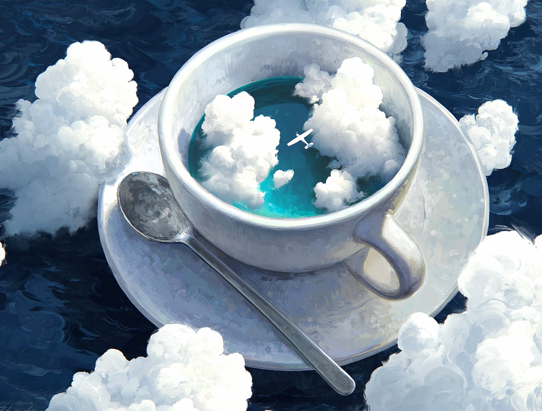 Serene Flight in a Teacup - at 1680 x 945 HD size wallpapers HD quality